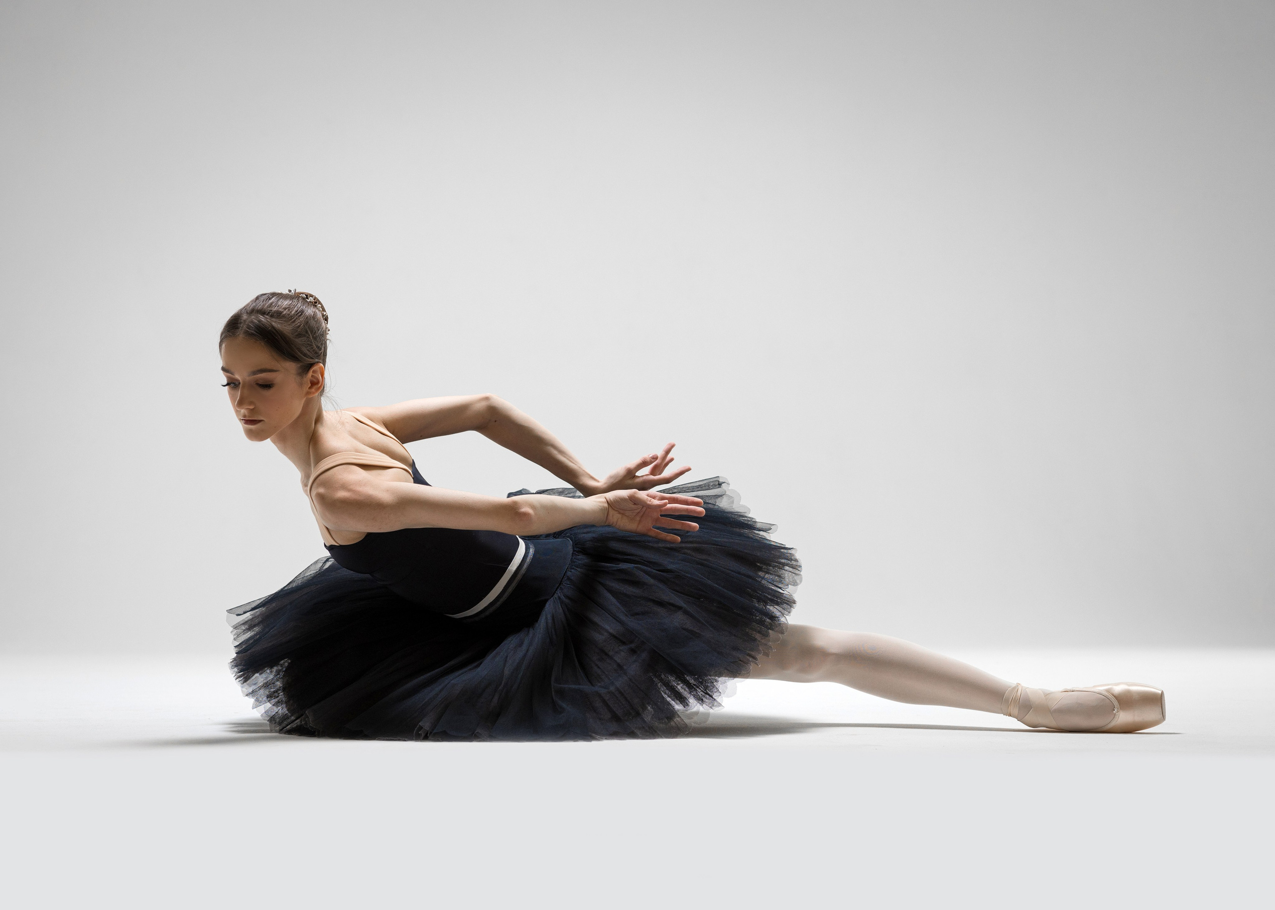Балетная съёмка на белой циклораме и фонах. Балетный фотограф Алина Ханько — Душа Балета