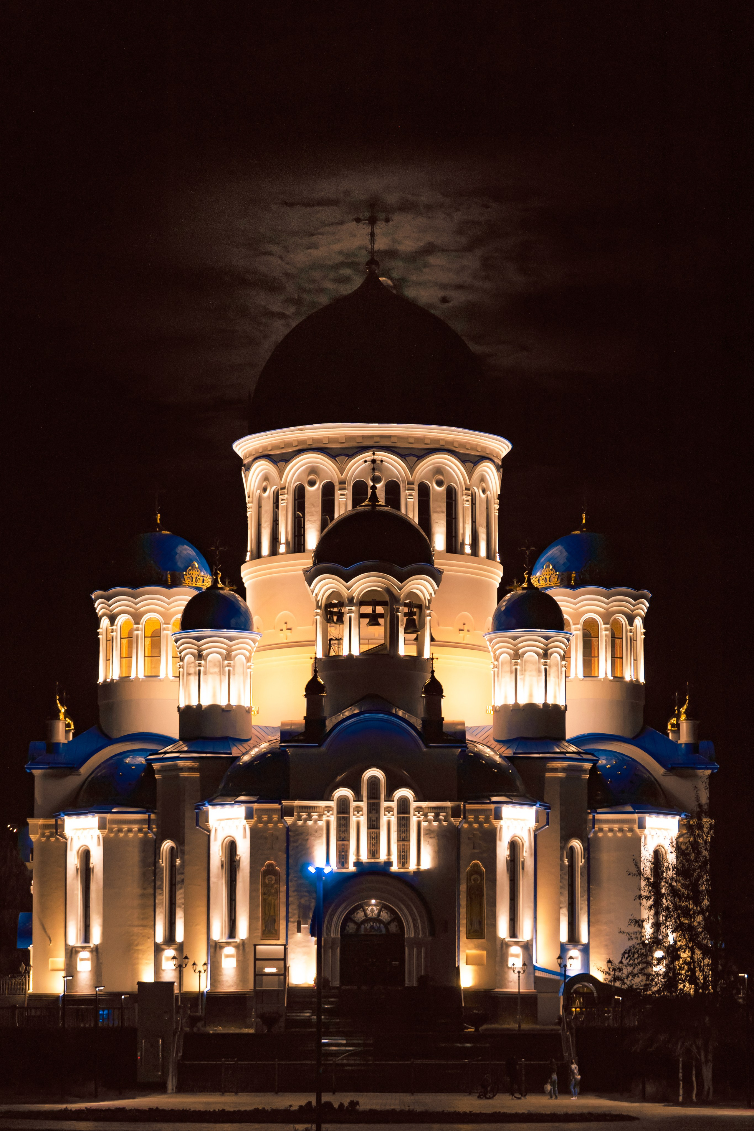 Город в ночи. Фотограф Елена Вишневская (Ушакова) Нефтеюганск, Сургут, Тюмень