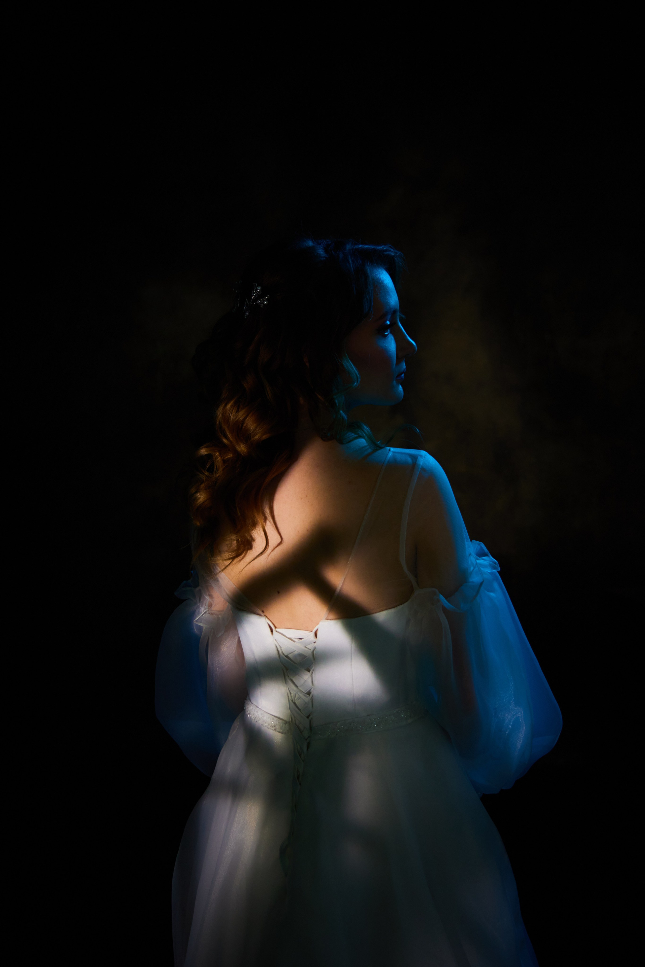 интересный свет на свадебной фотографии в самаре