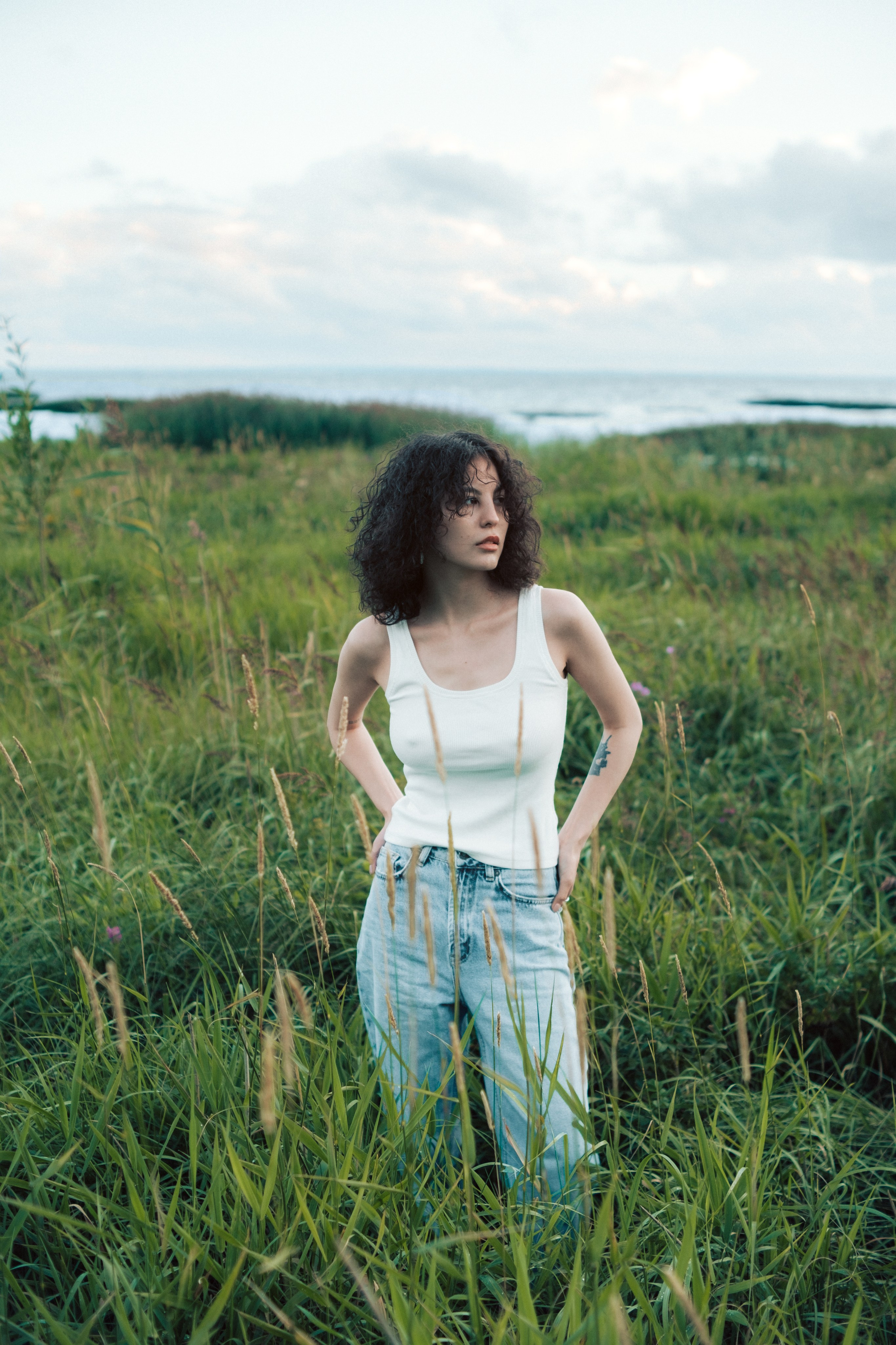 Луиза. Съёмка на заливе. Lickord