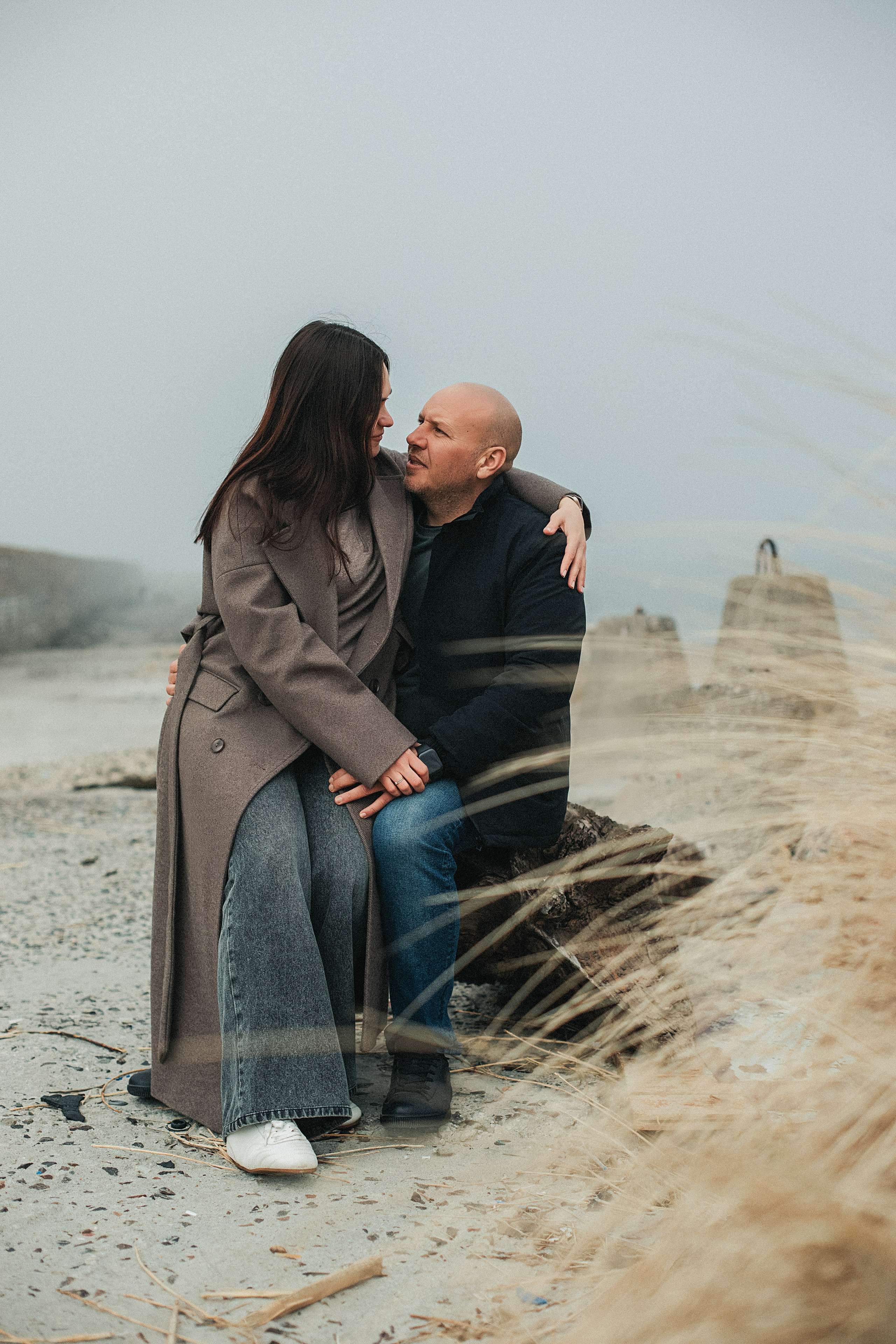 Семейная съёмка в туманном Балтийске. Https://malovafoto.ru