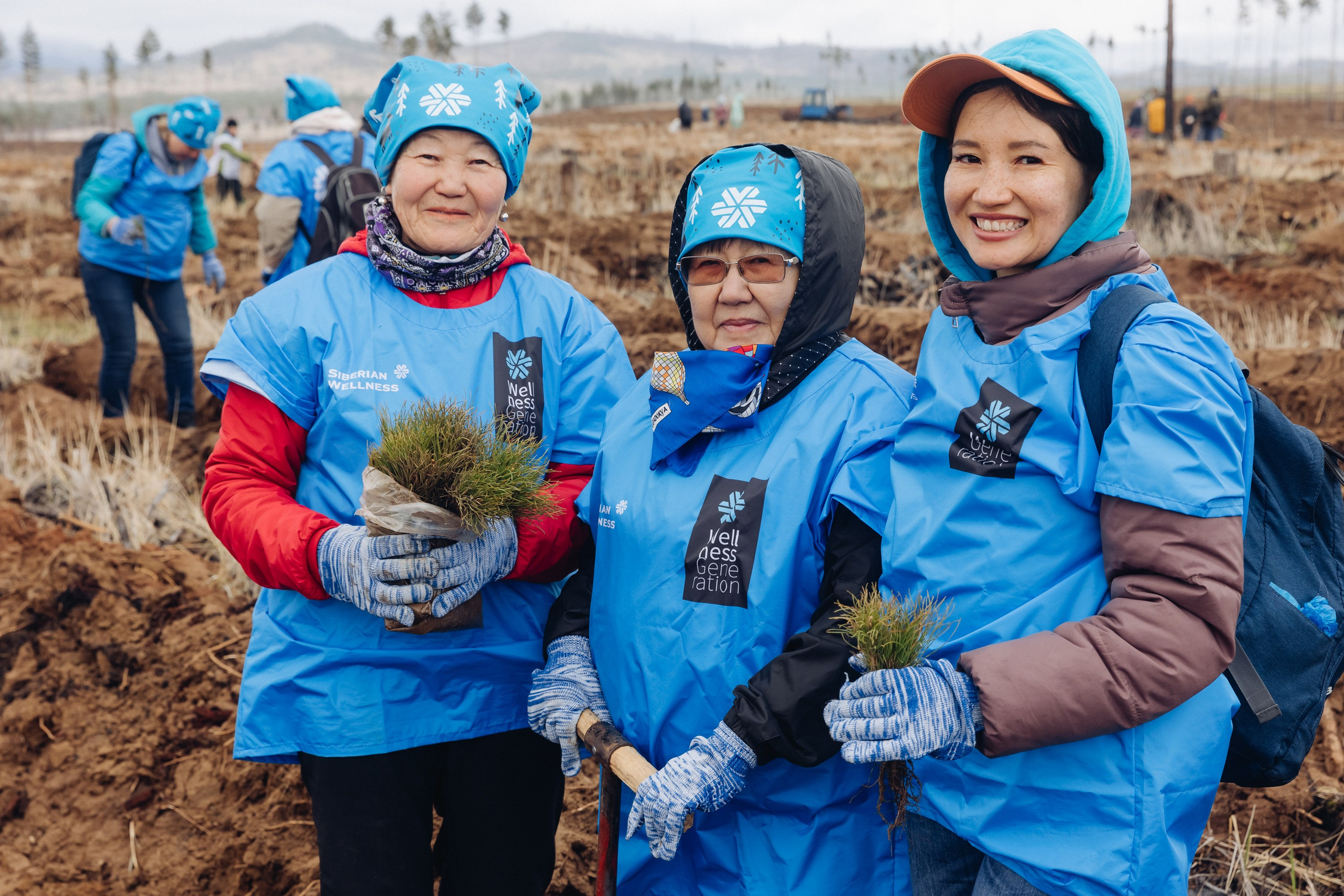 Siberian wellness. Ежегодная акция по посадке деревьев. Свадебный и семейный фотограф в Улан-Удэ