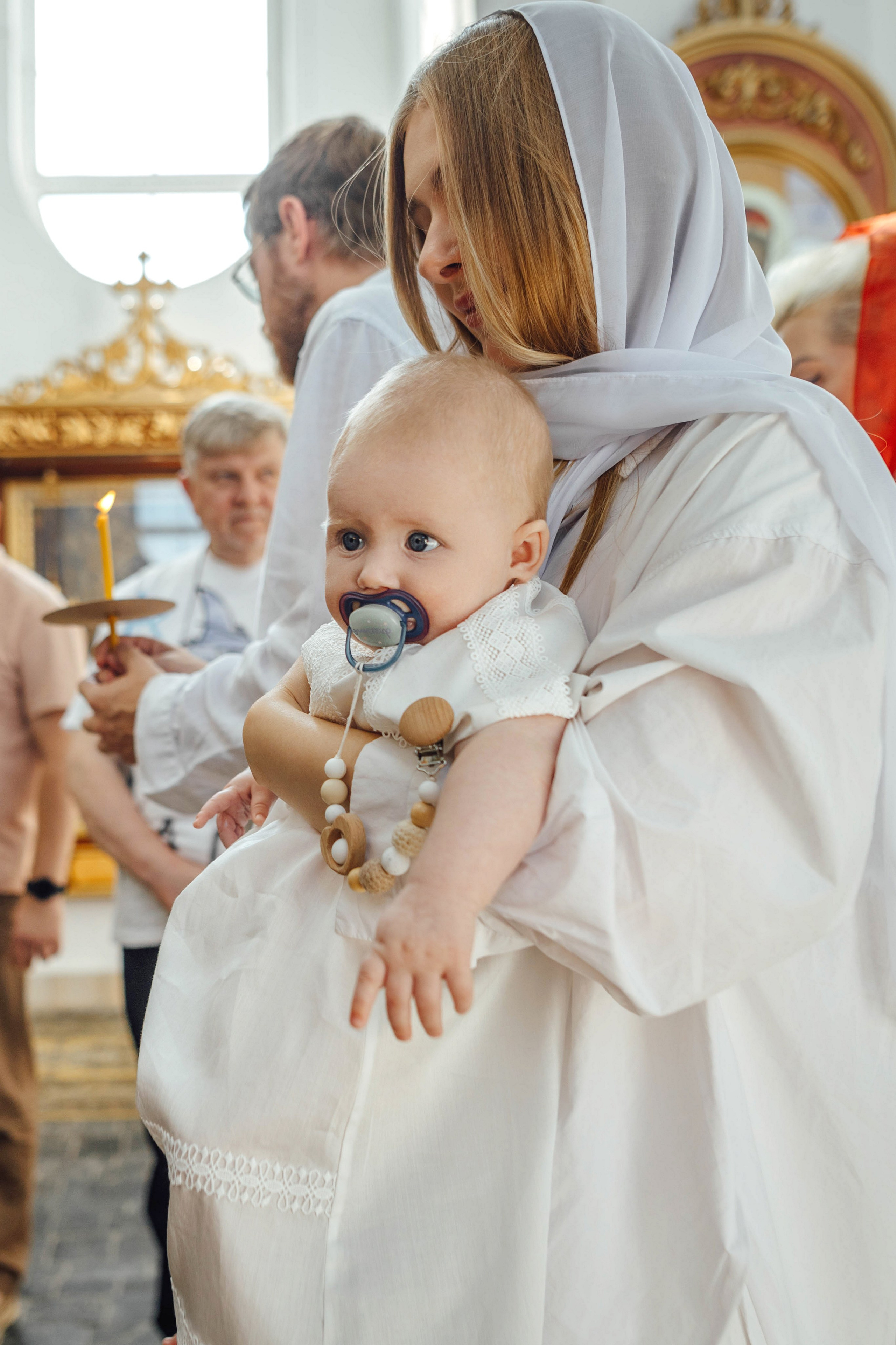 Крещение Мишель, гп. Ивенец, храм Ефросинии Полоцкой, август 2025