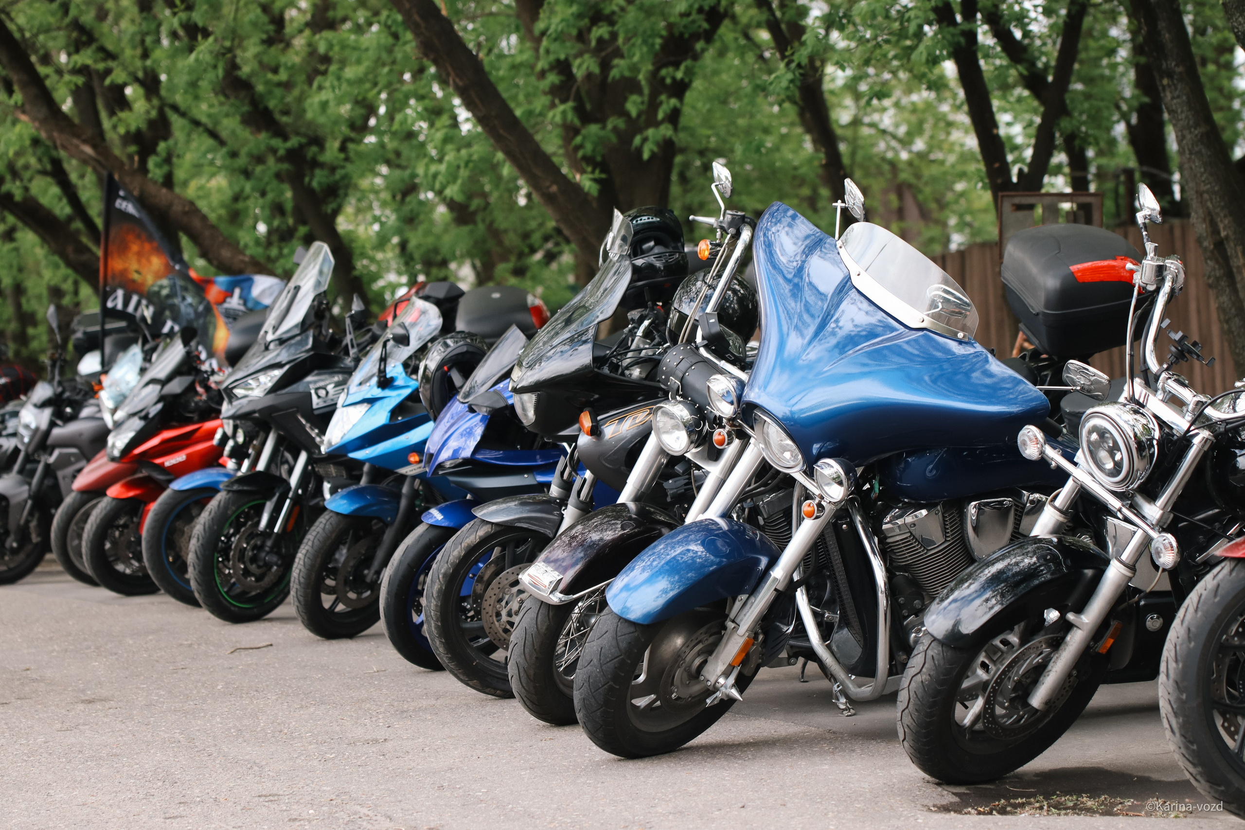 Открытие мотосезона 2025 «Ночные Волки"/ Москва. Репортажный фотограф в Москве и Зеленограде Karina-vozd