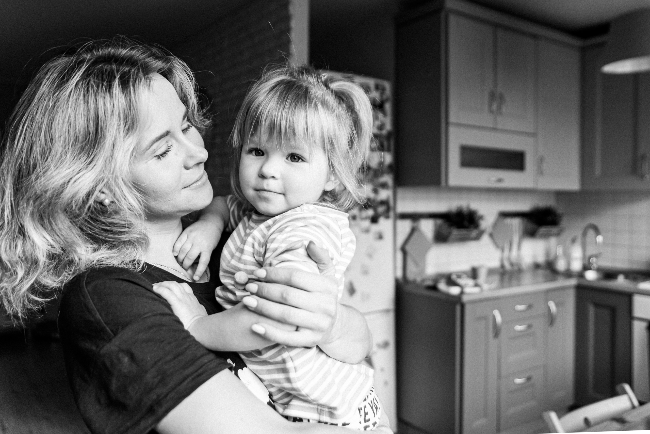 Лиза и мама Аня (домашняя фотосессия). Фотограф Москва