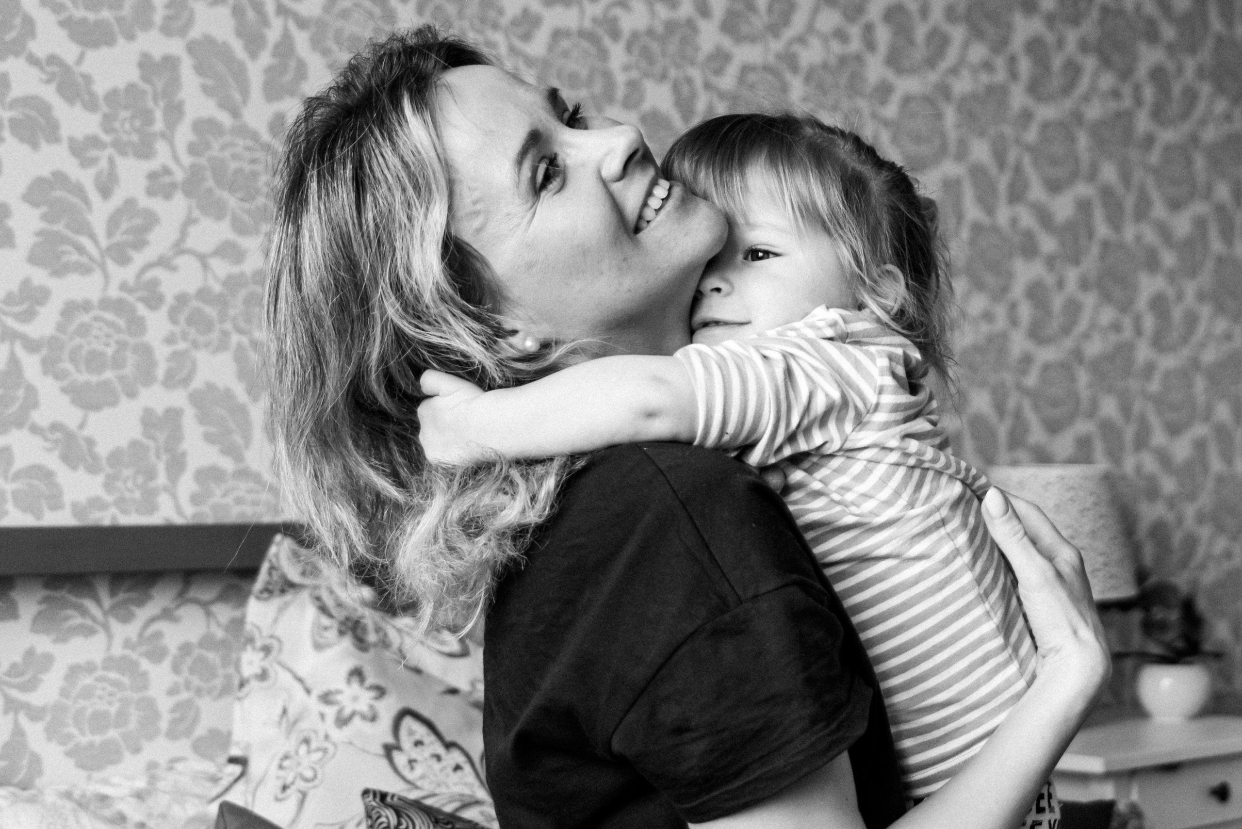 Лиза и мама Аня (домашняя фотосессия). Фотограф Москва