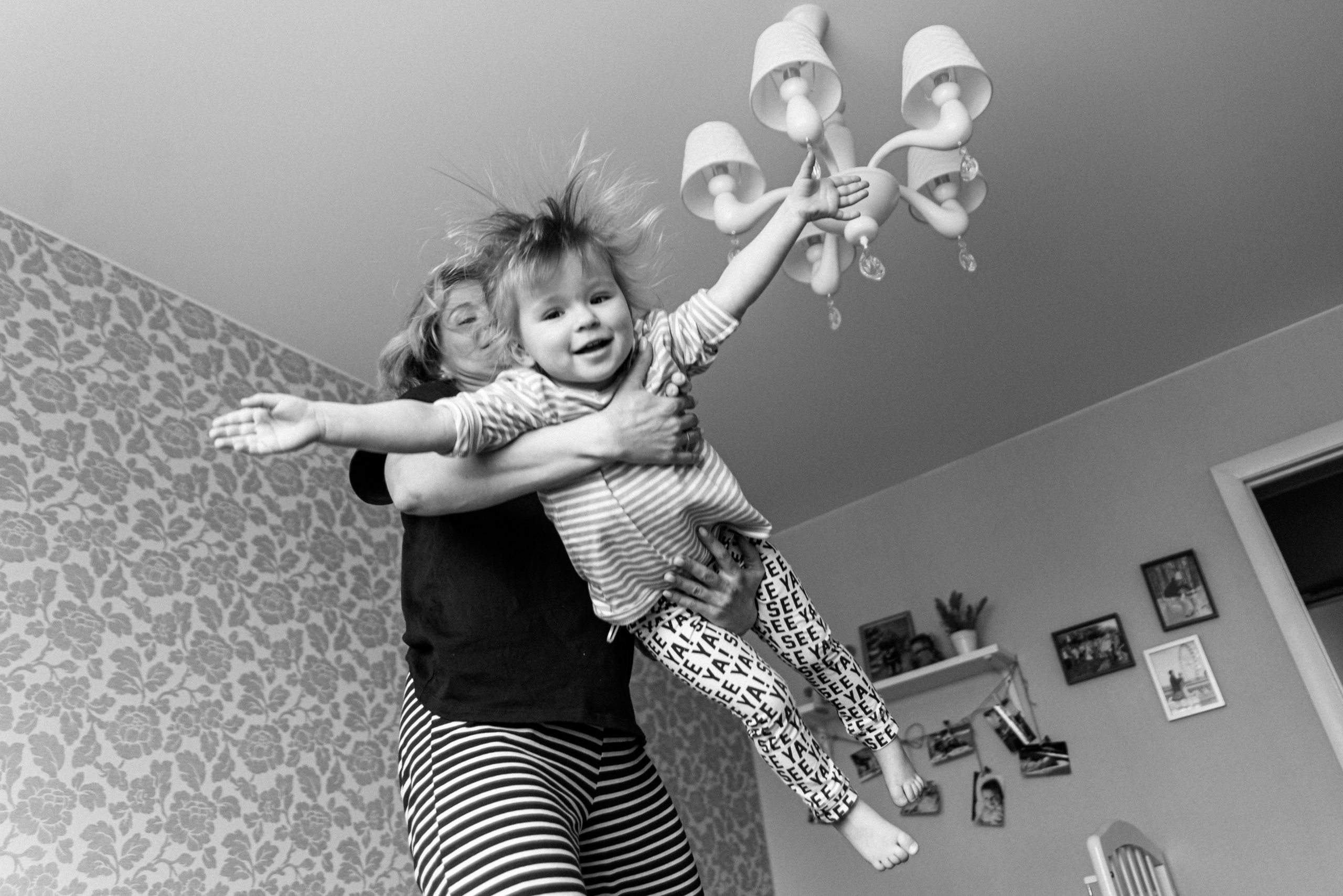 Лиза и мама Аня (домашняя фотосессия). Фотограф Москва