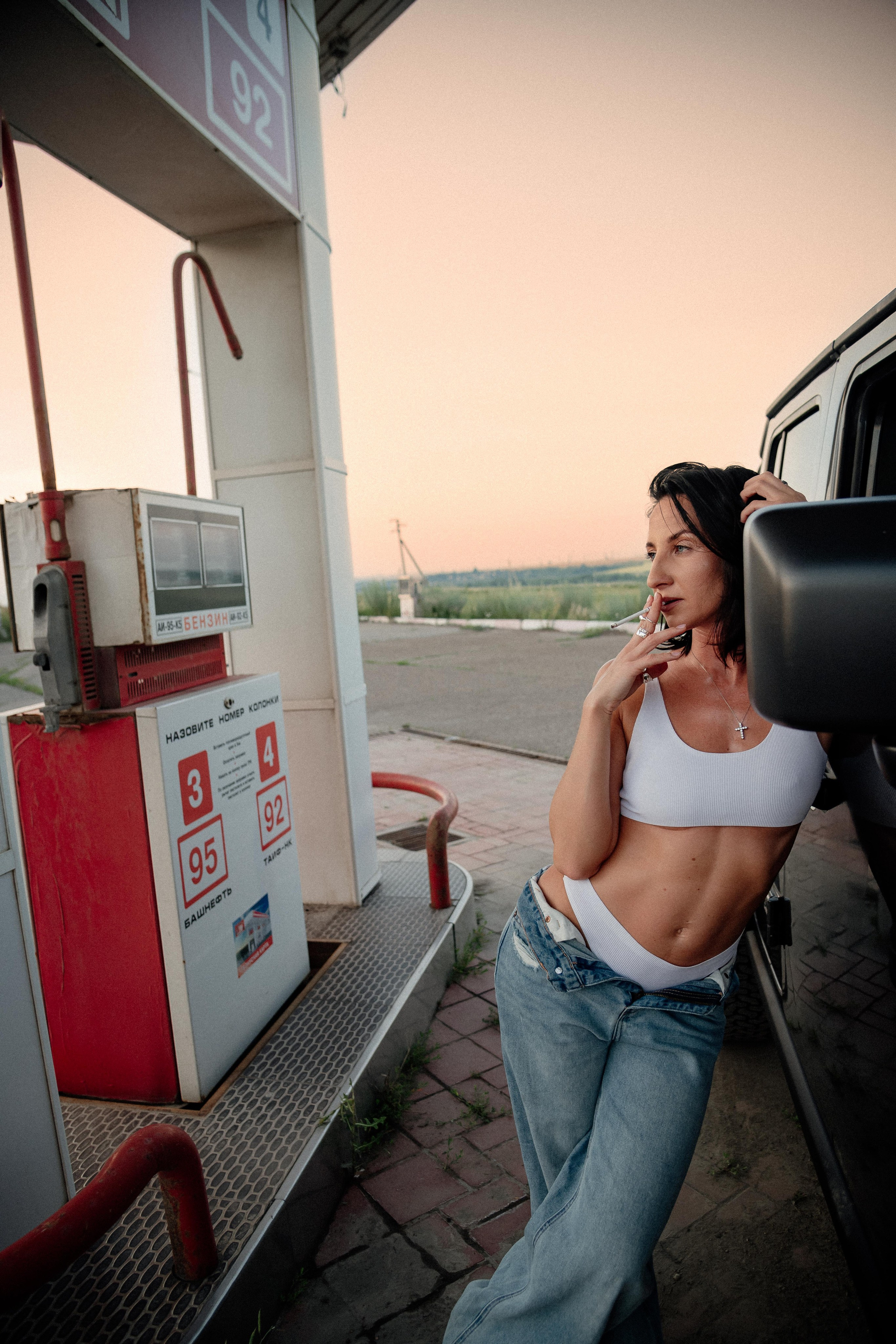 Заправка. Фотограф Алёна Евграфова