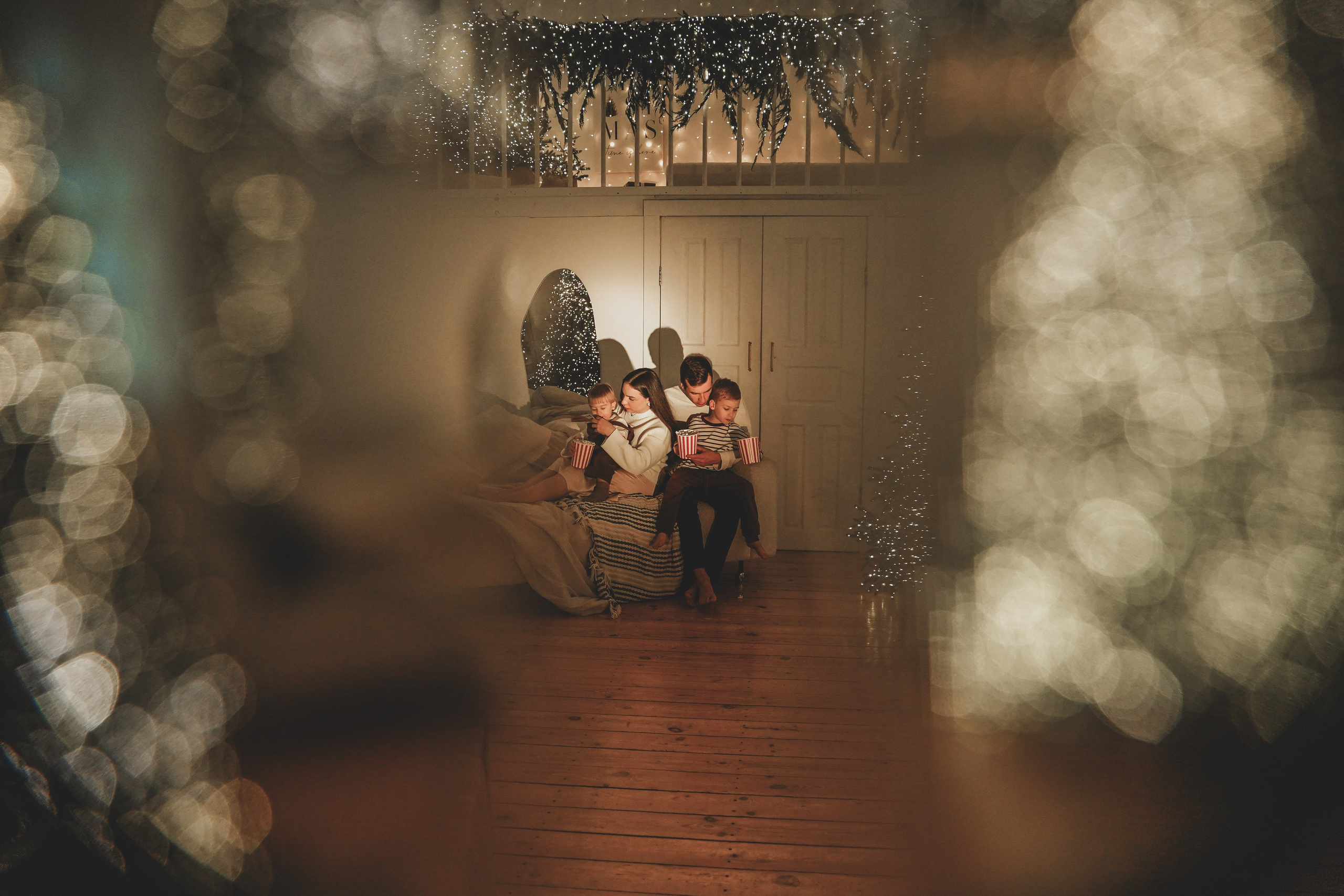 Новогодняя ночная фотосессия. Семейный и женский фотограф в Краснодаре Анастасия Приймак