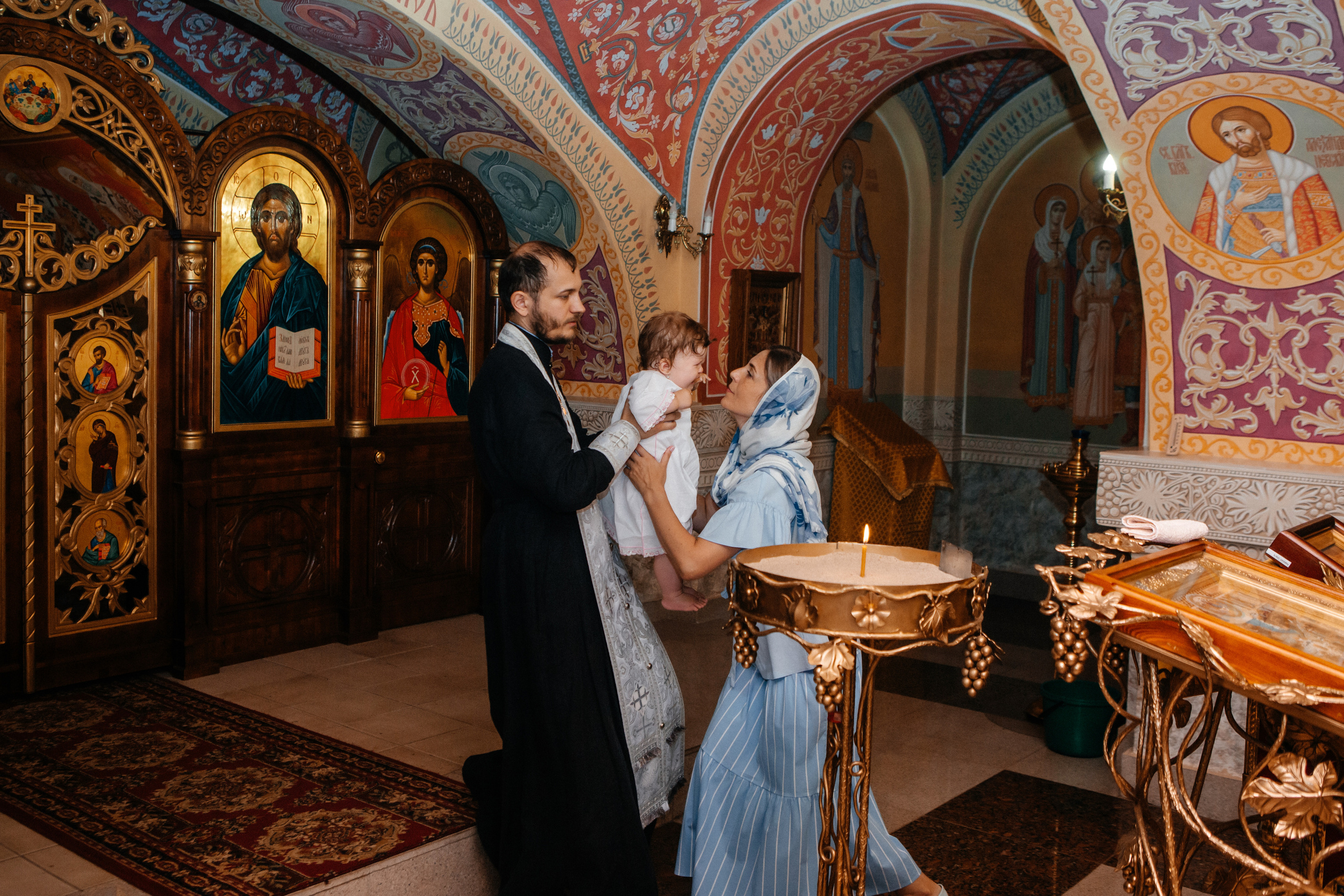 Крещение Василисы. Семейный фотограф в Минске Саша Павлюк