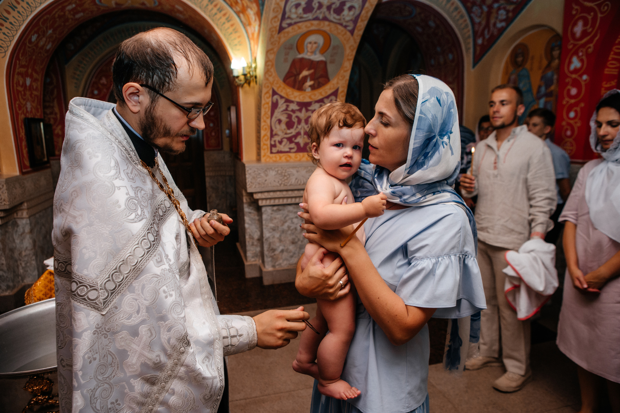 Крещение Василисы. Семейный фотограф в Минске Саша Павлюк