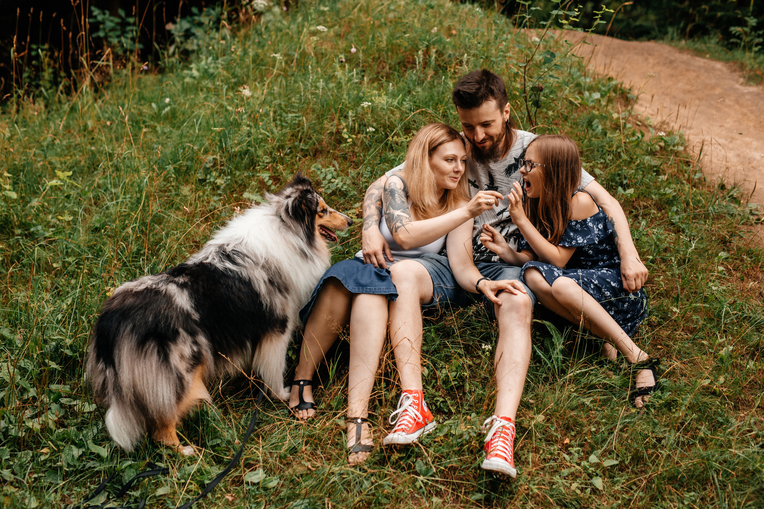 Катя+Дима+Алиса+Джинни. Семейный фотограф в Минске Саша Павлюк