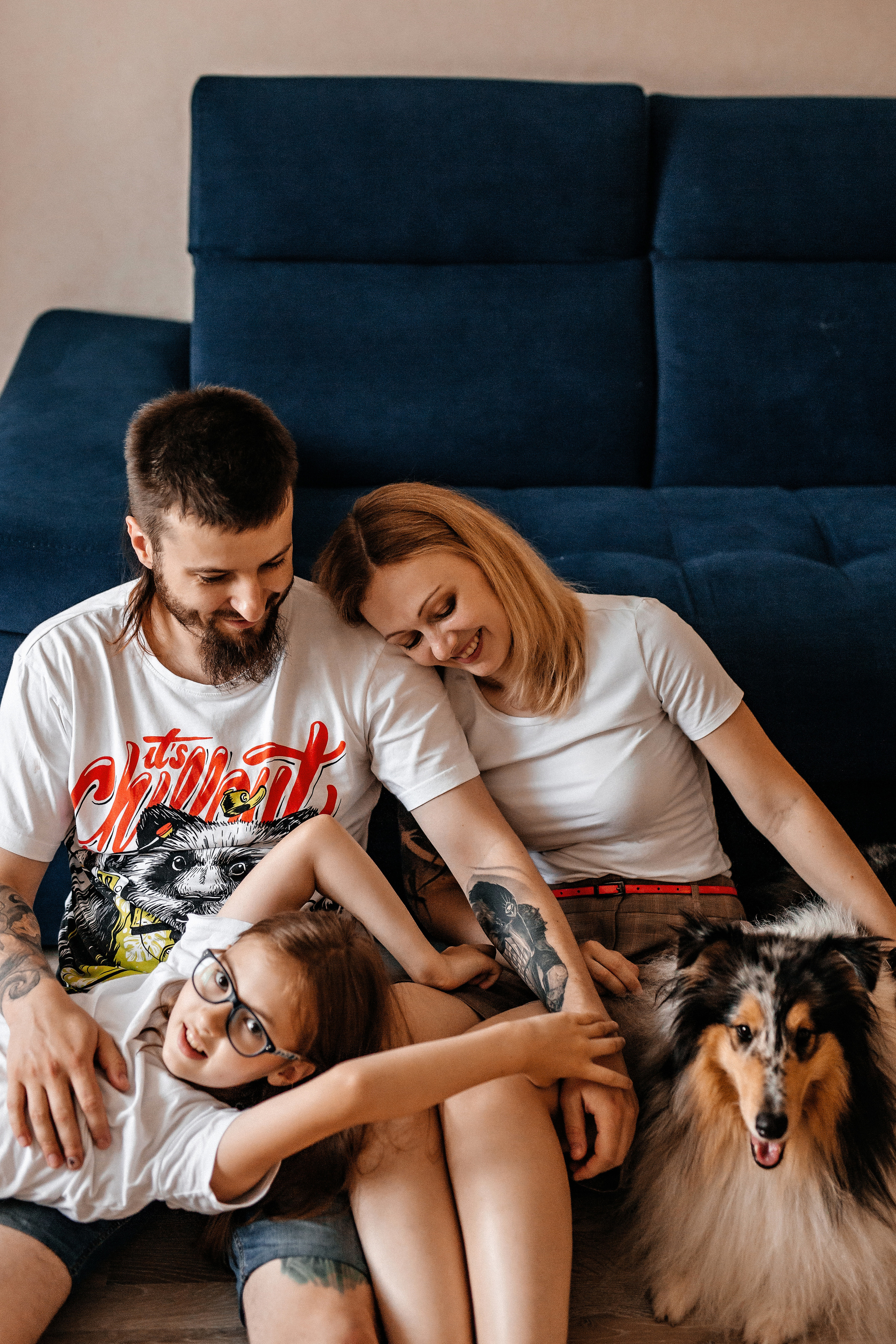 Катя+Дима+Алиса+Джинни. Семейный фотограф в Минске Саша Павлюк