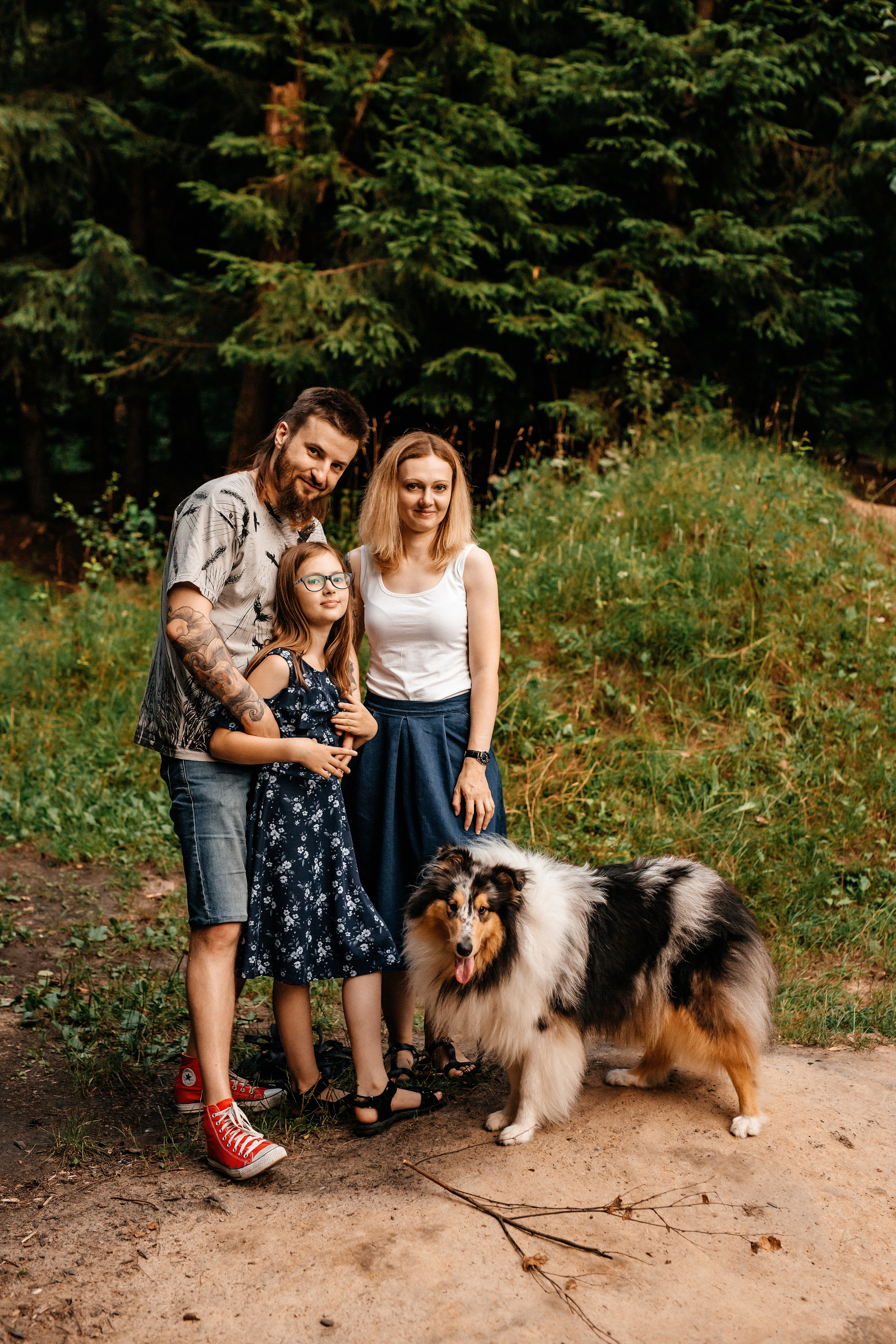 Катя+Дима+Алиса+Джинни. Семейный фотограф в Минске Саша Павлюк