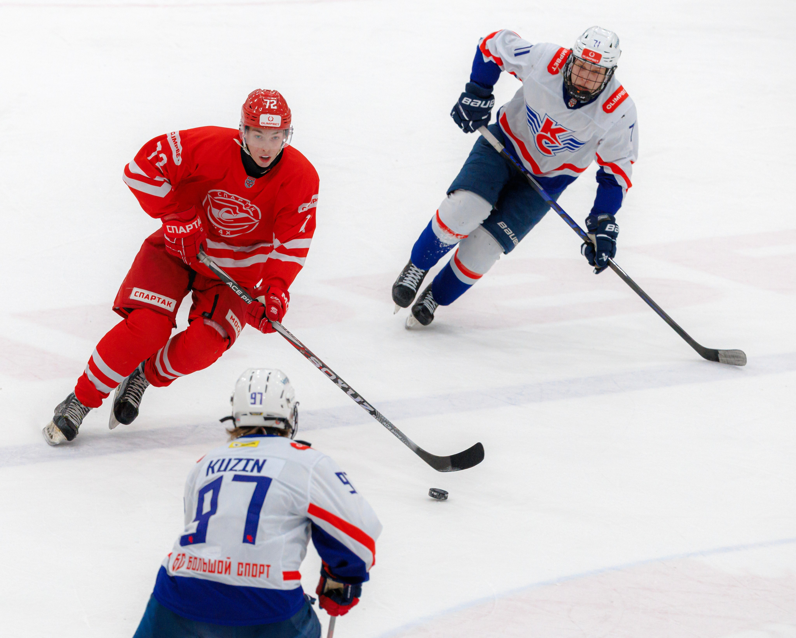 МАТЧ МХЛ. МХК СПАРТАК МАХ — ХК КРЫЛЬЯ СОВЕТОВ. Artem Zenin Photography