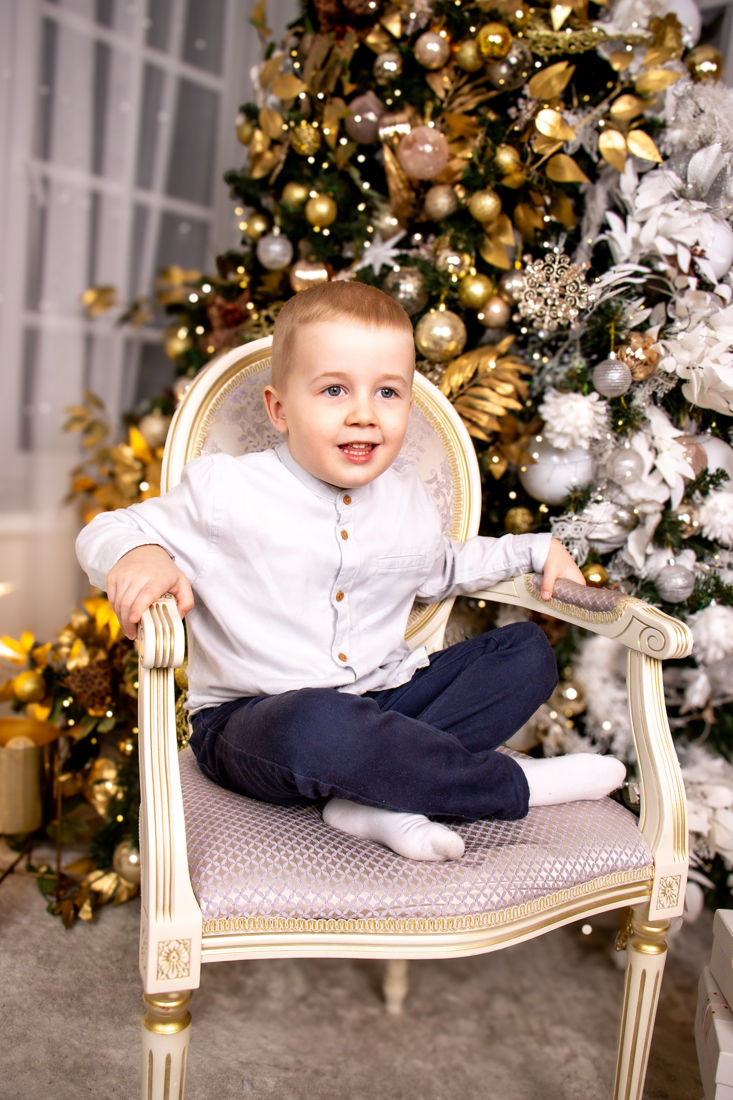 Новогодняя съёмка мама+сын. Фотограф Татьяна Матрос