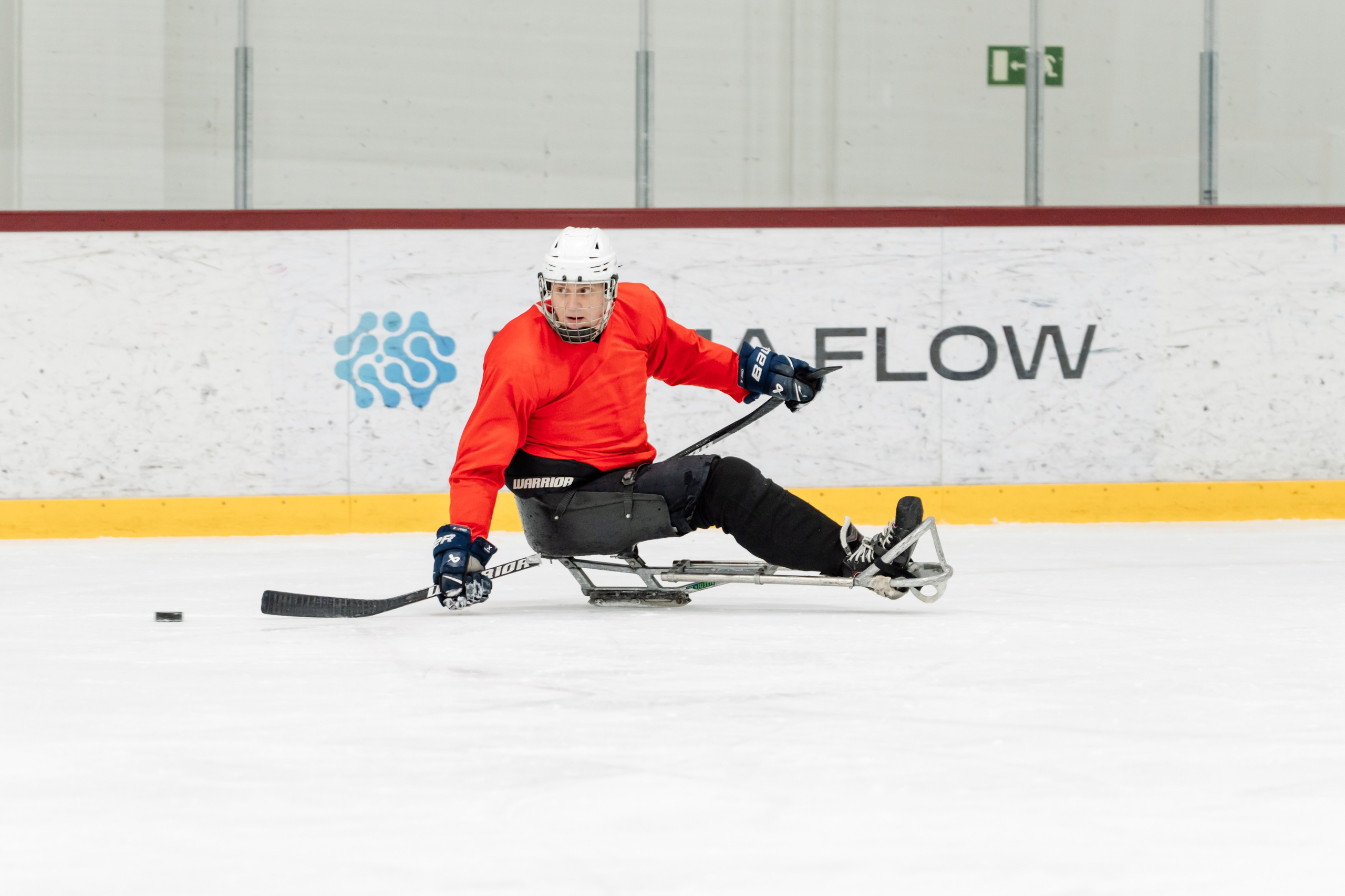 Игра в следж хоккей приуроченная 23.02.26 в арене Сталкер