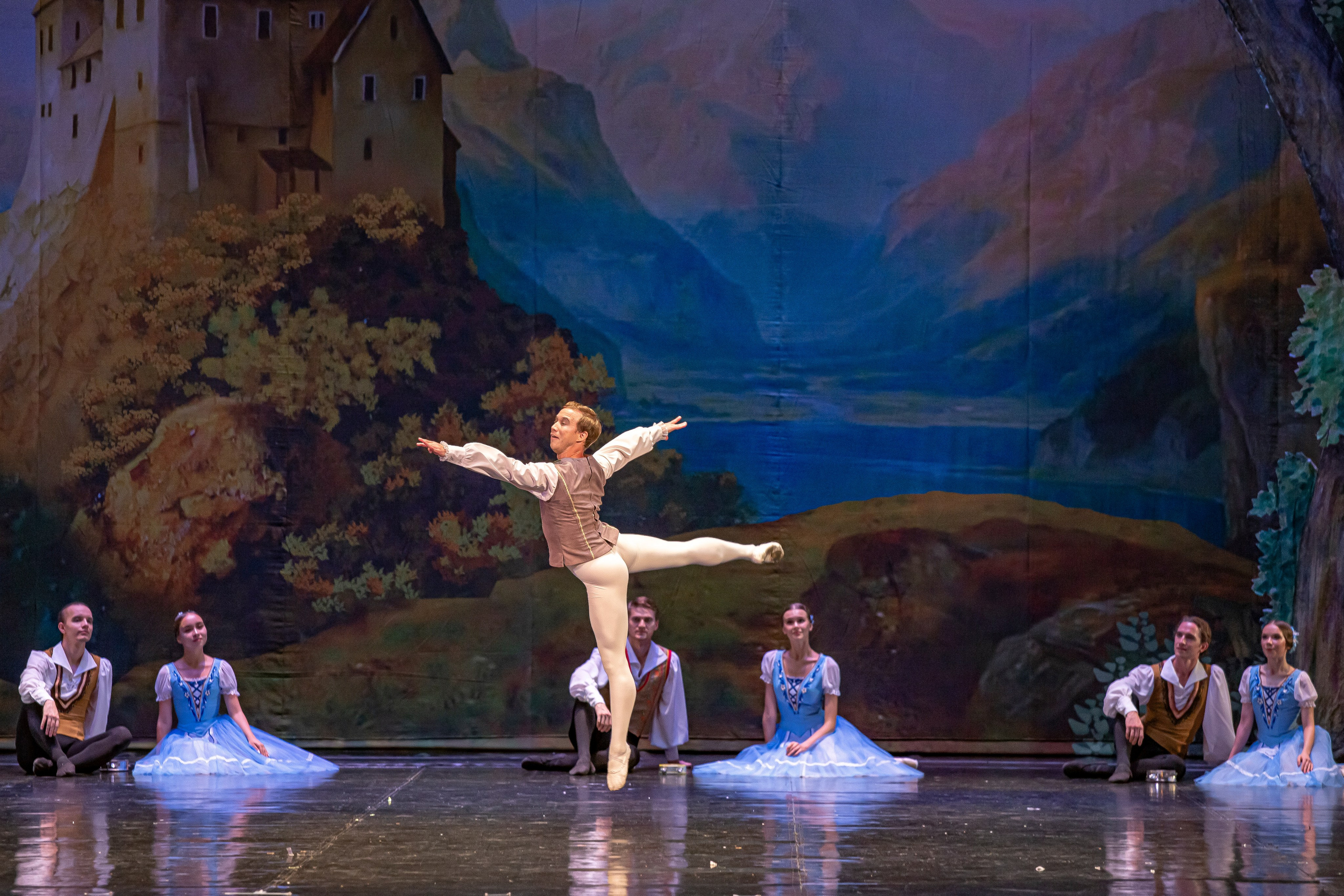 Жизель балет Марийского театра оперы и балета на сцене Зимнего театра. Фотограф в Сочи Юрий Шептаев