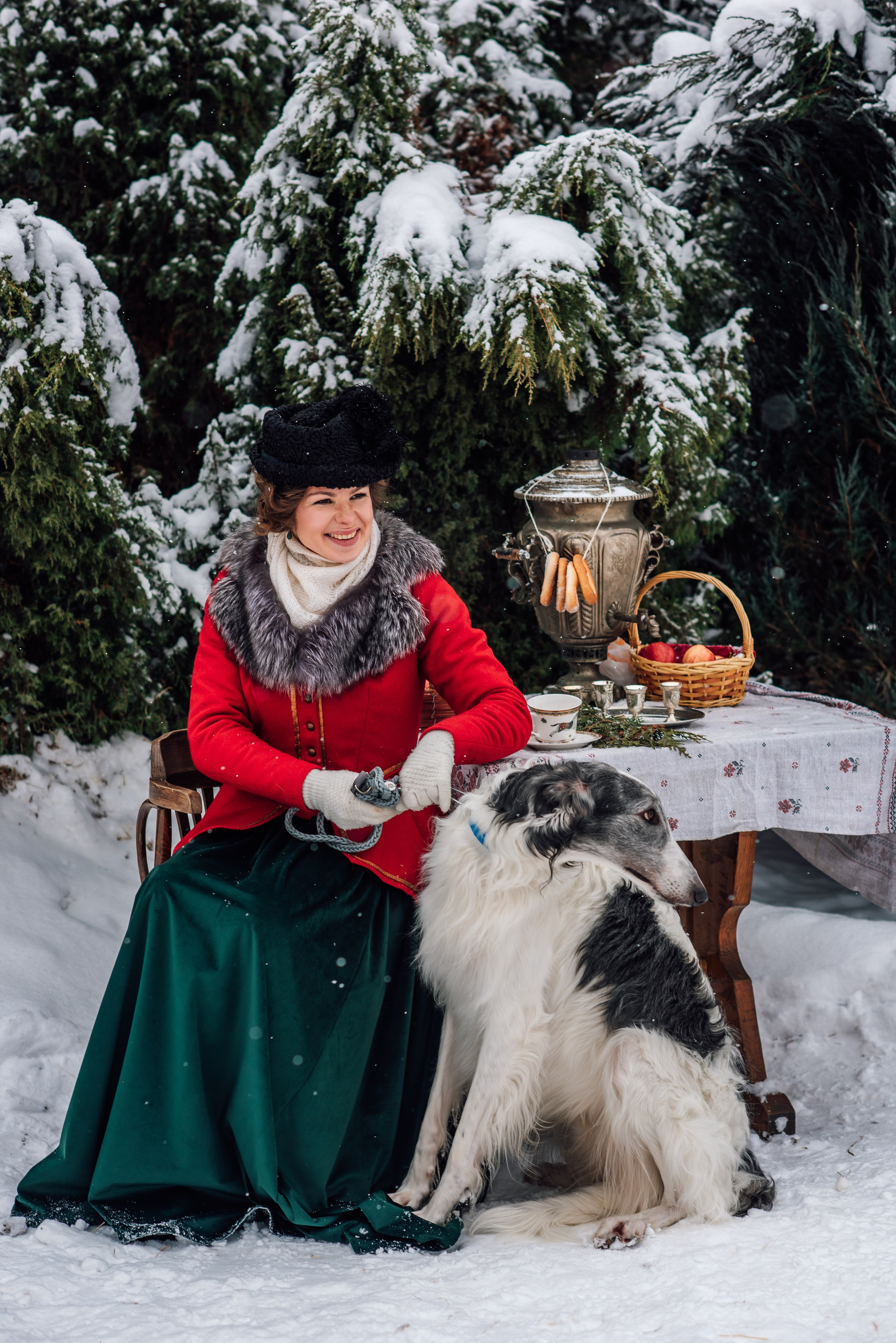 Зимняя парфорсная охота. Фотограф Диана Вальтер