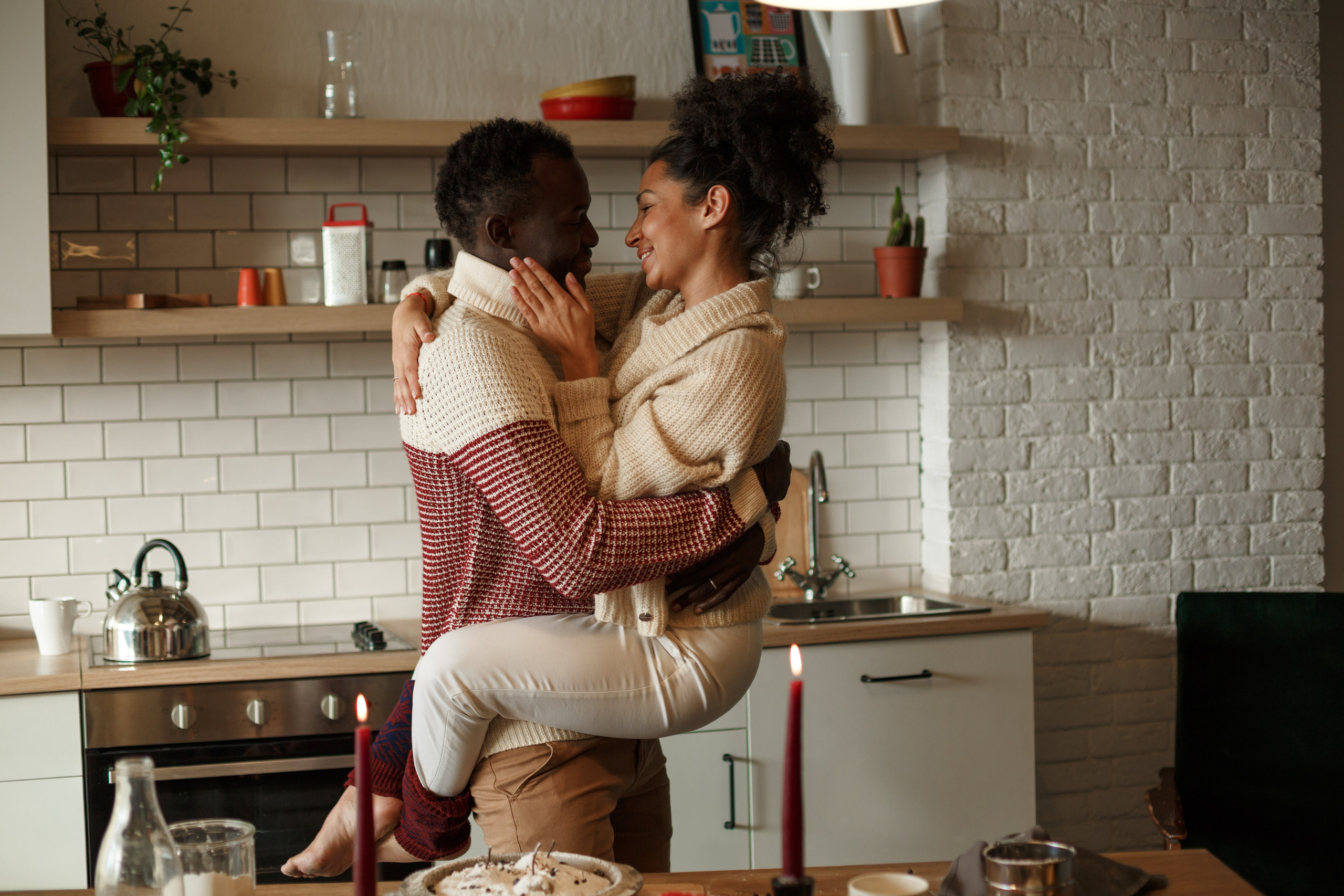 Семейная студийная фотосессия на кухне. Свадебный и семейный фотограф Скрынник Светлана