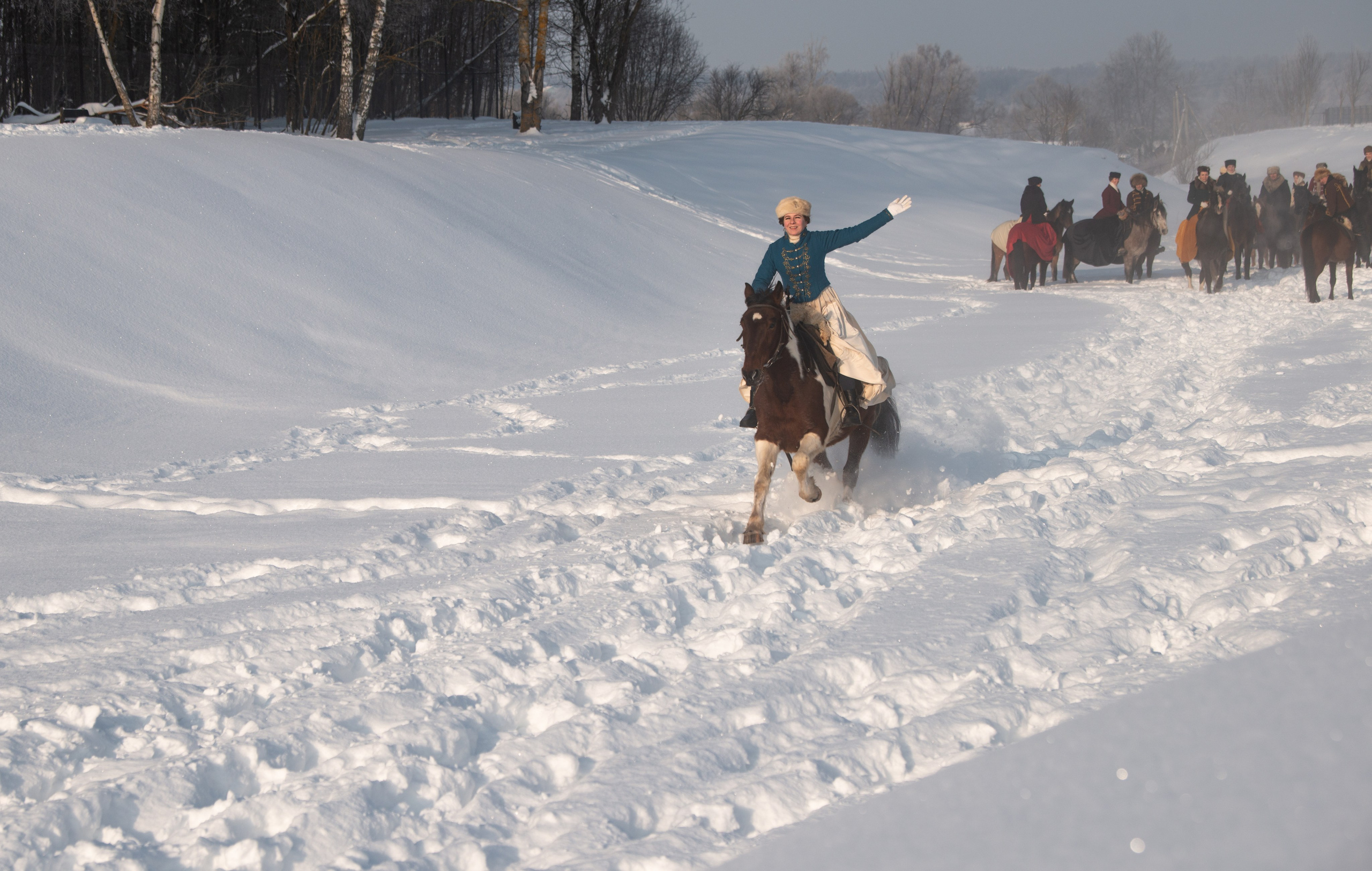 Псовая охота Аванпост. Конный фотограф в Саратове Юлия Иванова