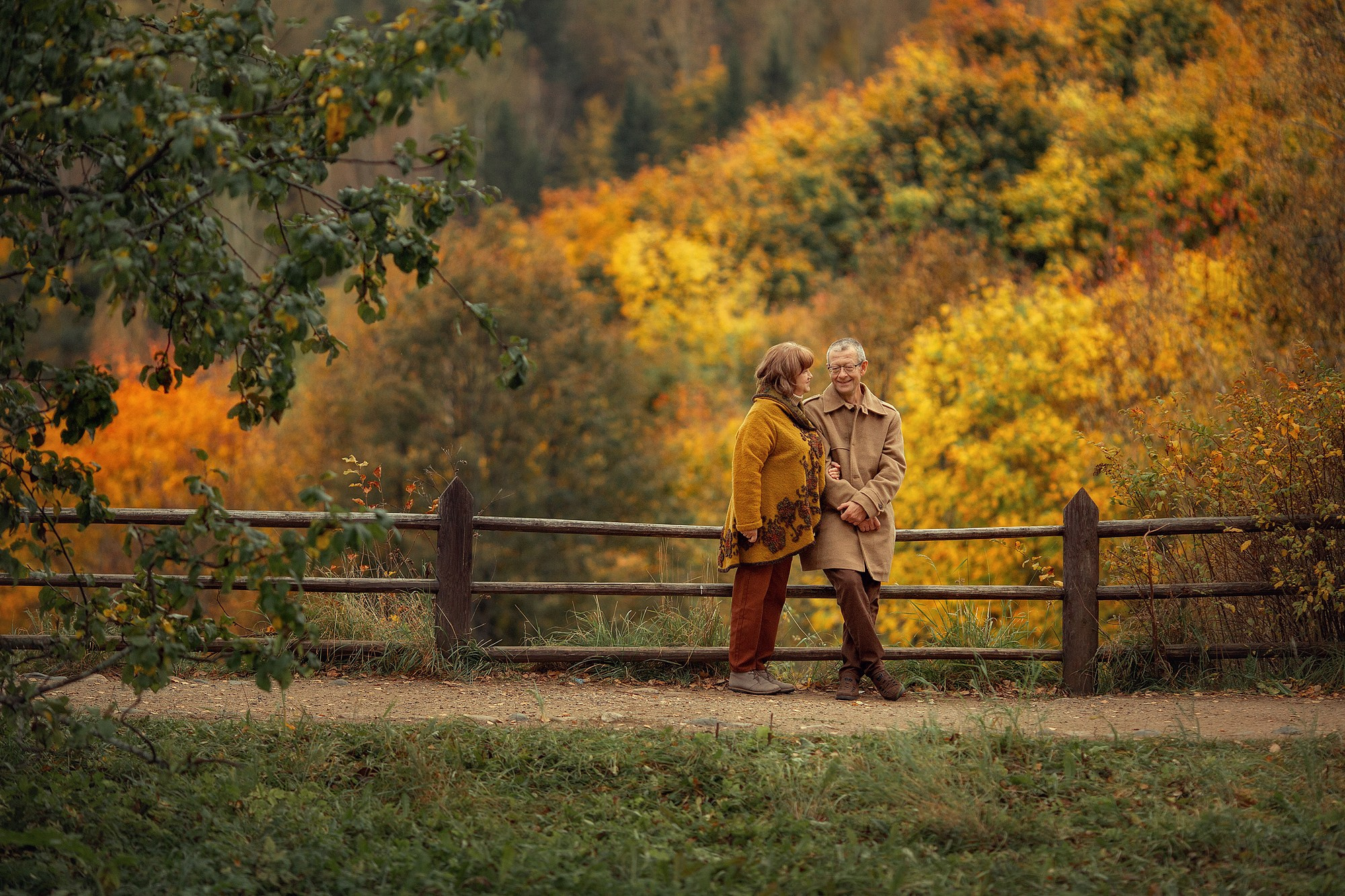 Фотосессия большой семьи в красивейших осенних пейзажах. Семейный фотограф Татьяна Надеждина | Москва, Московская область, Ярославль