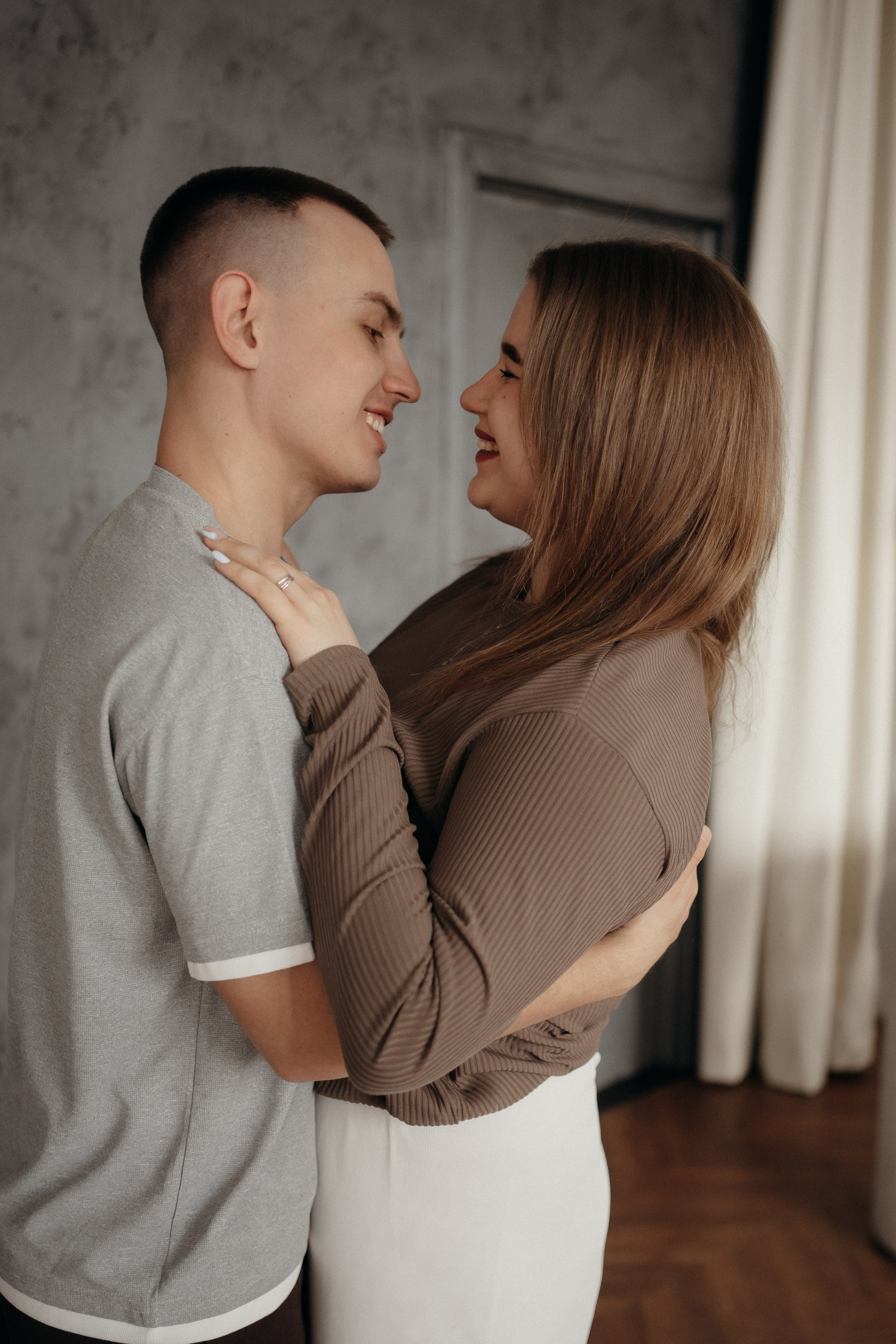 Парная фотосессия в студии в Архангельске. Портретный и свадебный фотограф в Архангельске Елизавета Стрекаловская