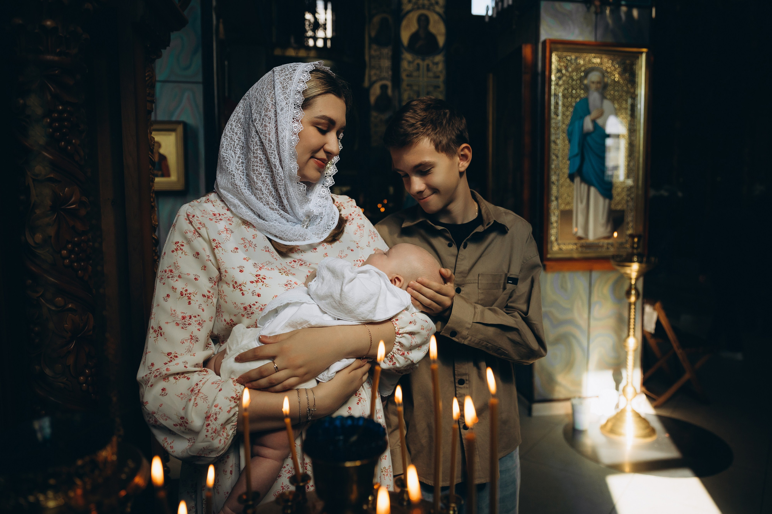 Таинство Крещения Ильи. Фотограф в Краснодаре Алла Потоцкая