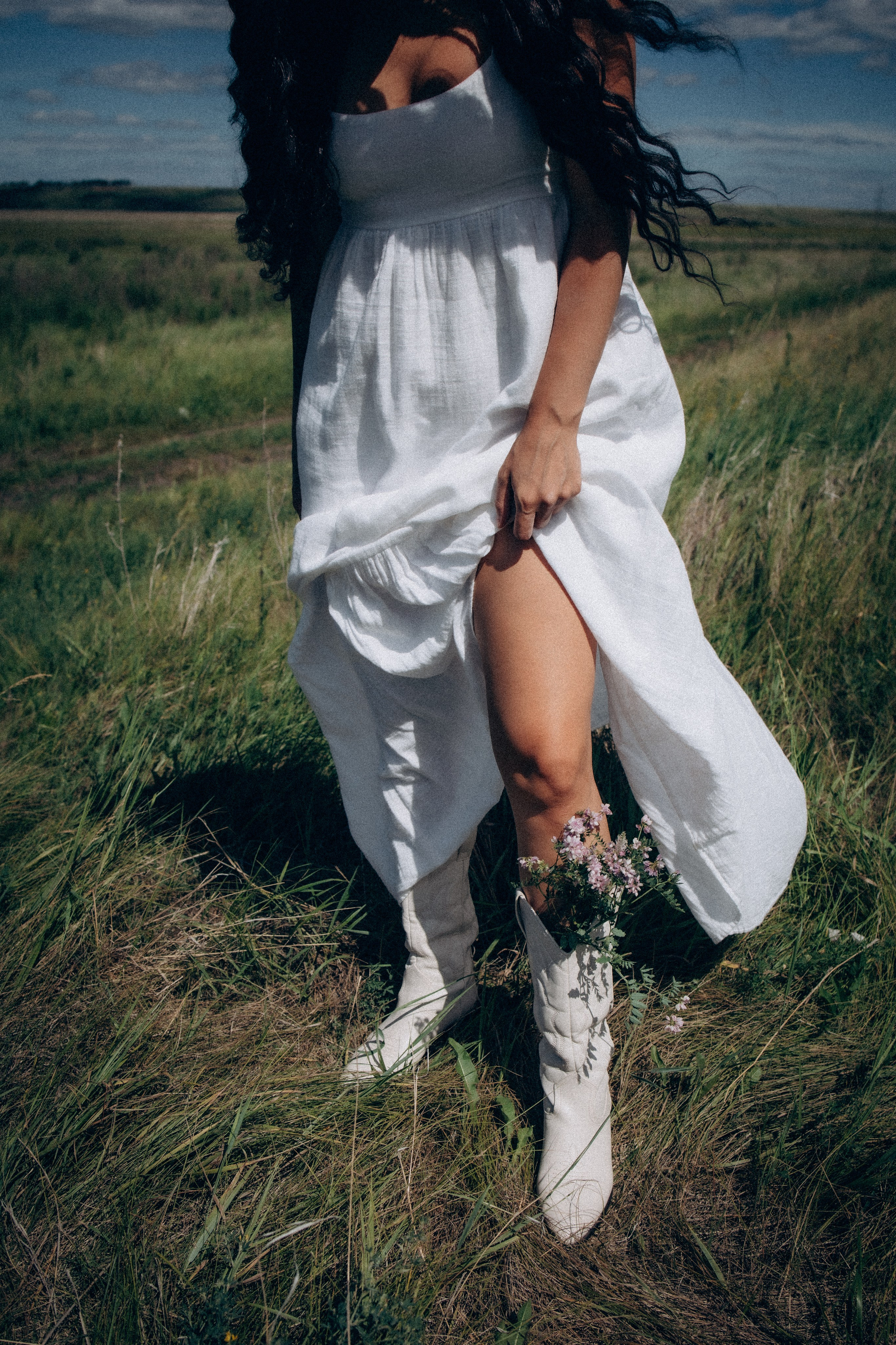 Александра в поле. Фотограф в Санкт-Петербурге Светлана Арестова