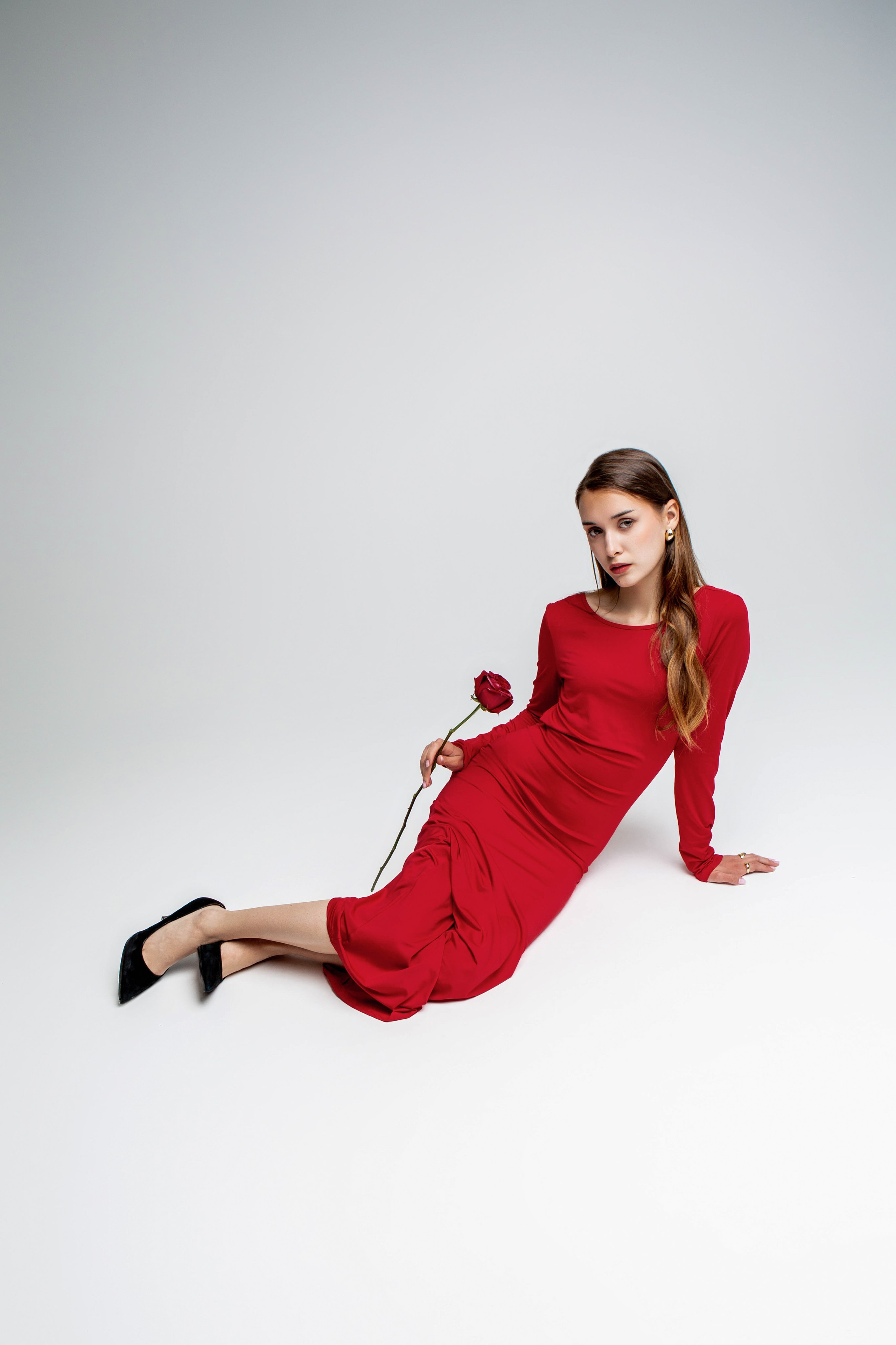 Алая роза. Фотограф Екатерина Голицына