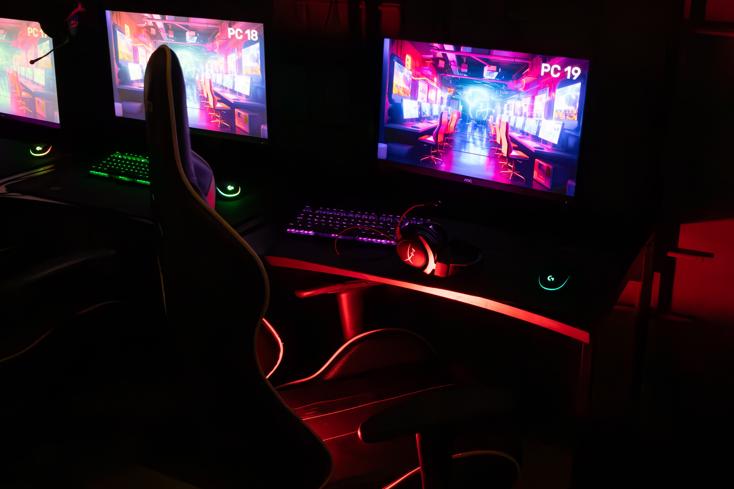 Интерьер | Компьютерный клуб. Фотограф в Казани