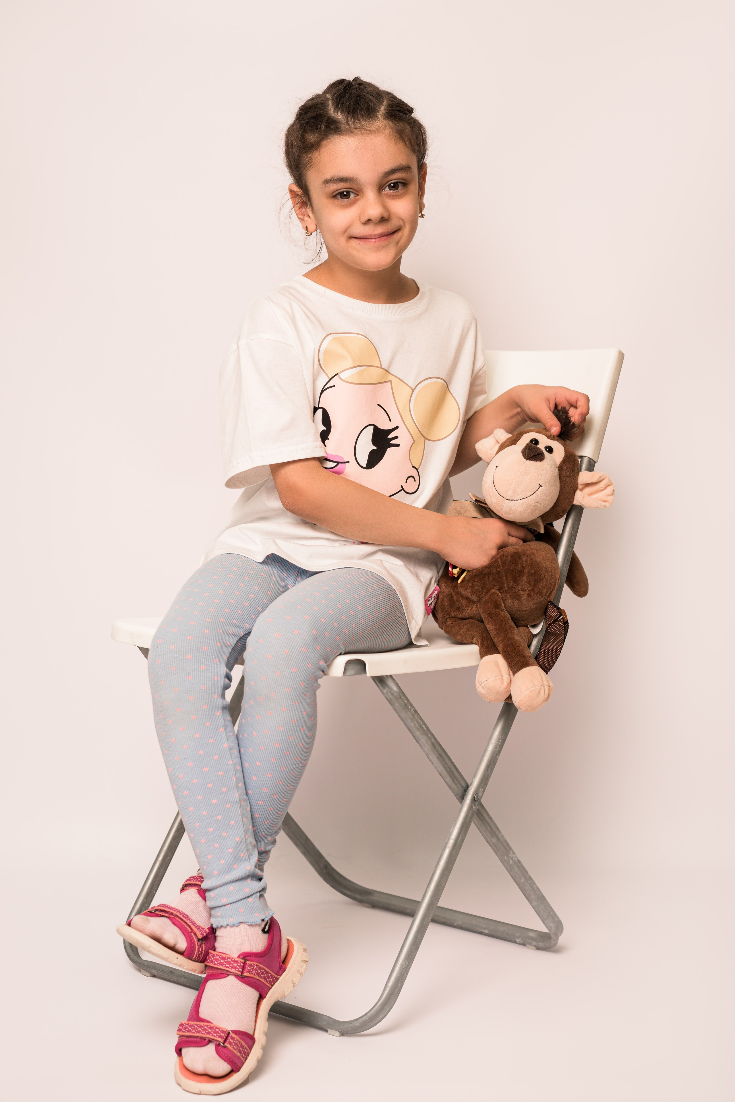 Детский сад, портреты белый фон. Фотограф Шунова Саша