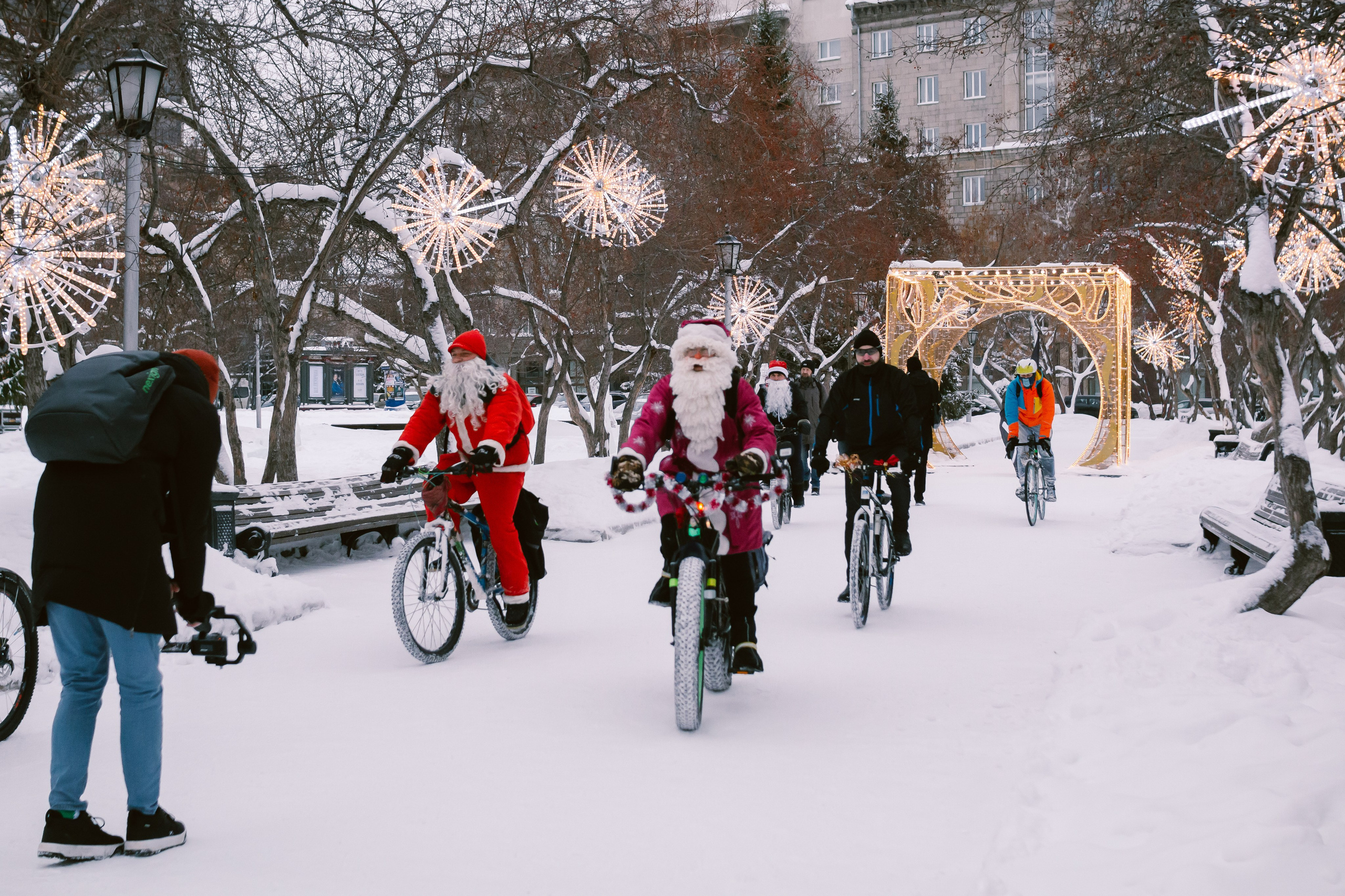 Зимний велозаезд «Привет, велосипед!». Фотограф в Новосибирске Екатерина Васильева