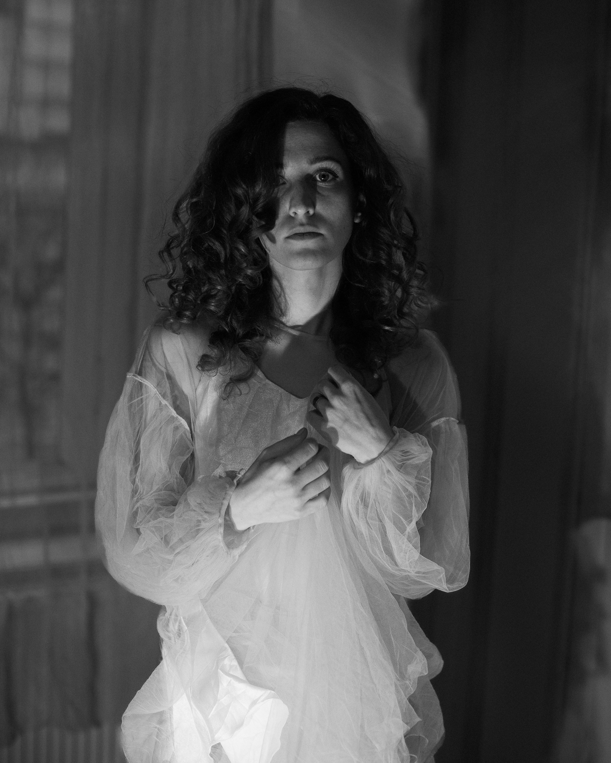 Творческая съемка женского портрета. Портретный фотограф Белград Матвей Кармаков