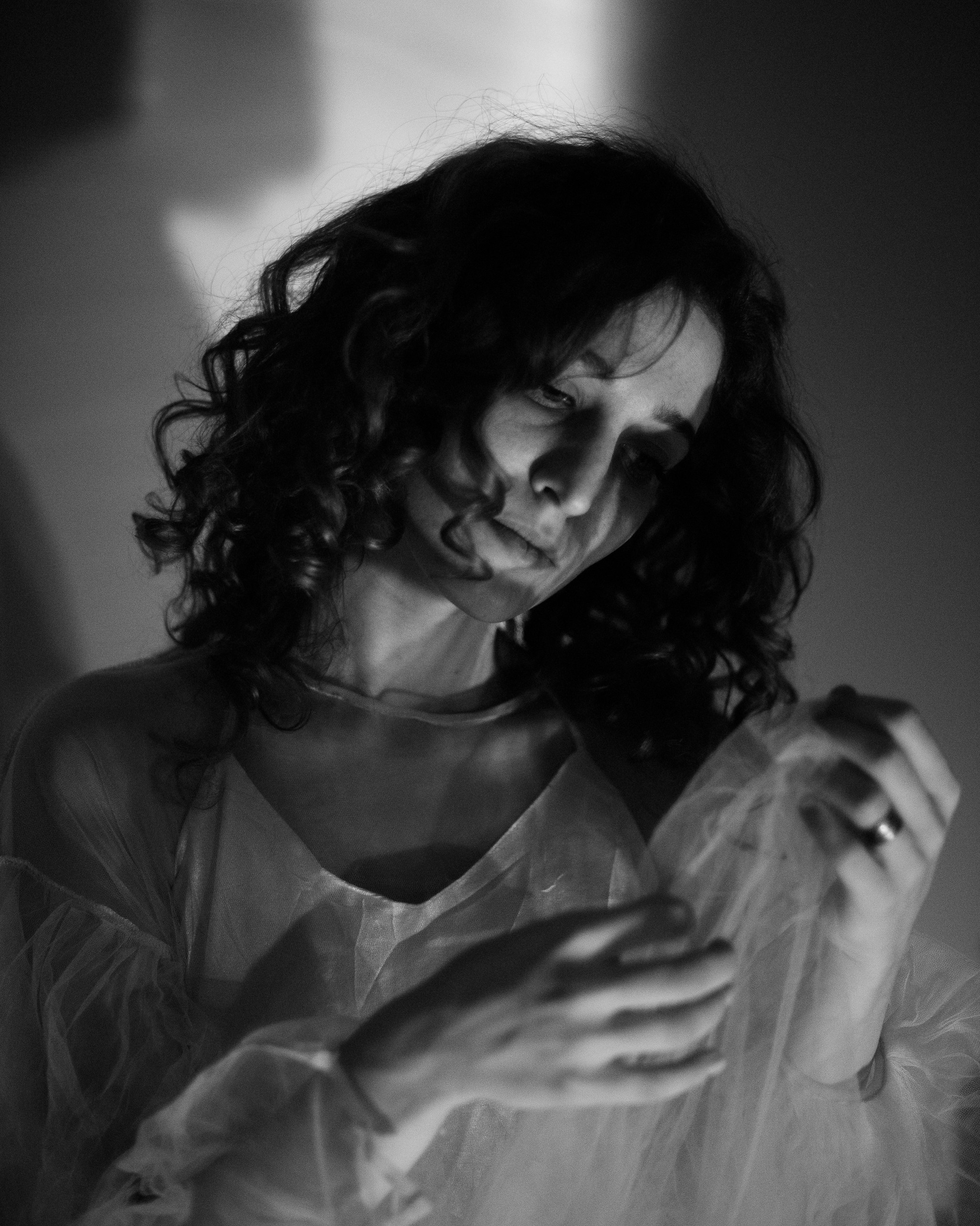 Творческая съемка женского портрета. Портретный фотограф Белград Матвей Кармаков