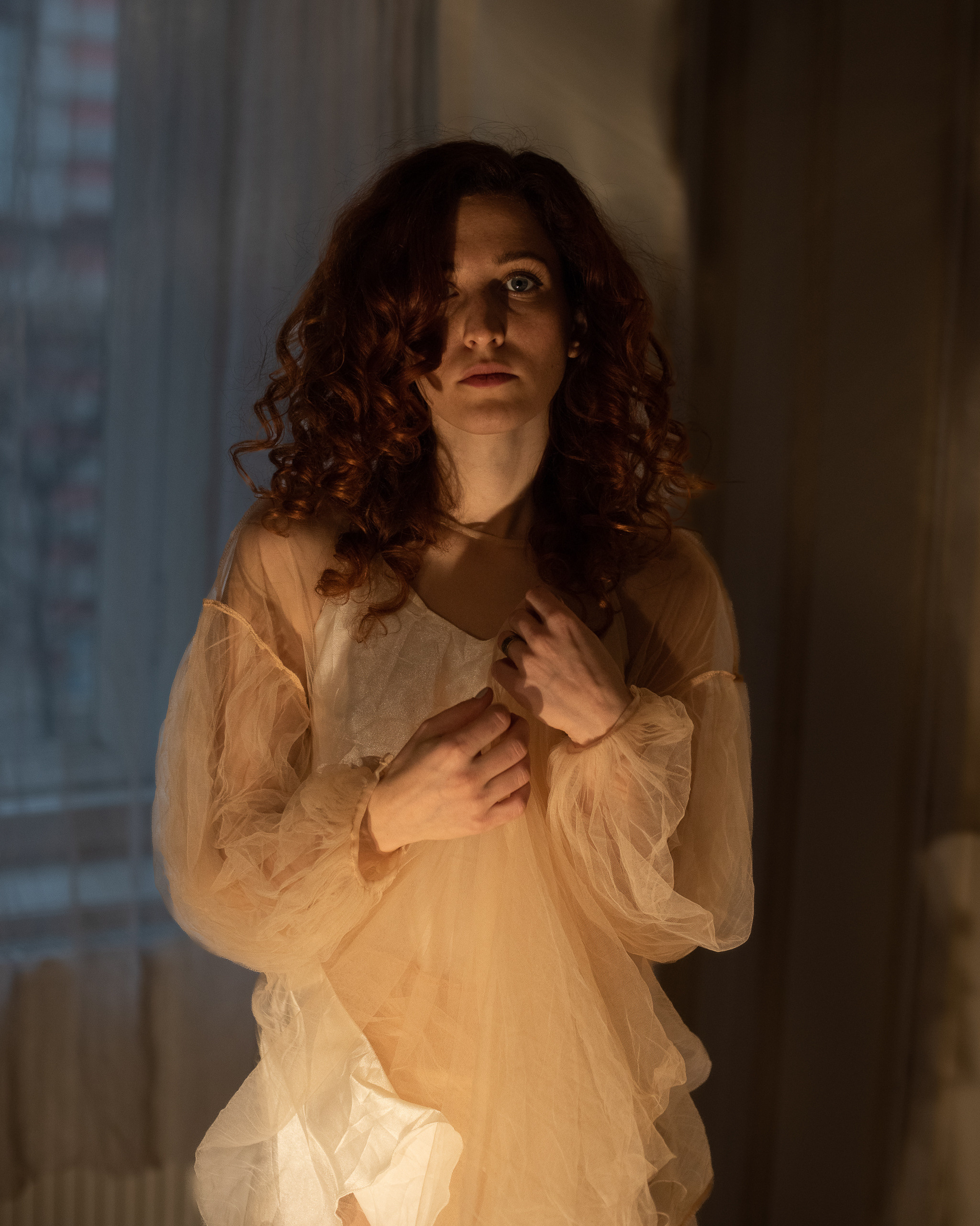 Творческая съемка женского портрета. Портретный фотограф Белград Матвей Кармаков