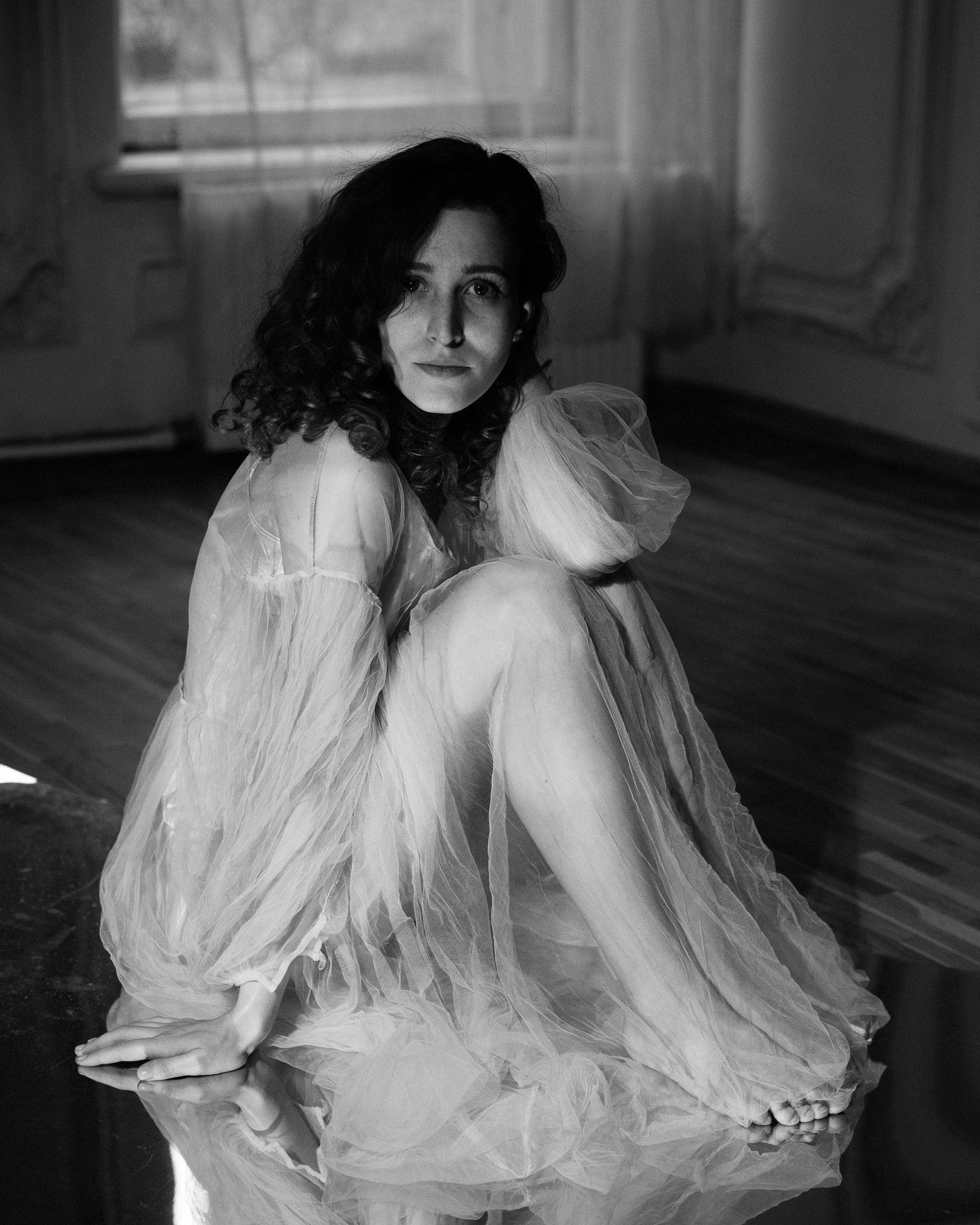 Творческая съемка женского портрета. Портретный фотограф Белград Матвей Кармаков