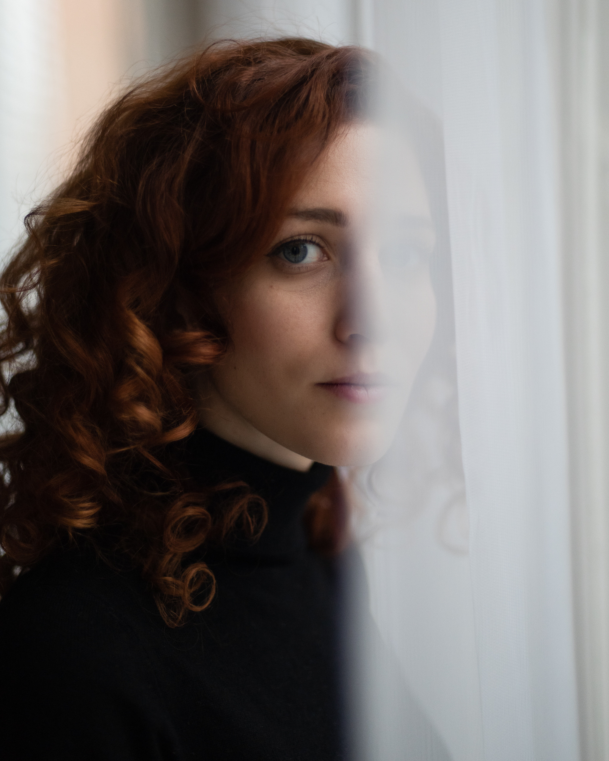 Творческая съемка женского портрета. Портретный фотограф Белград Матвей Кармаков