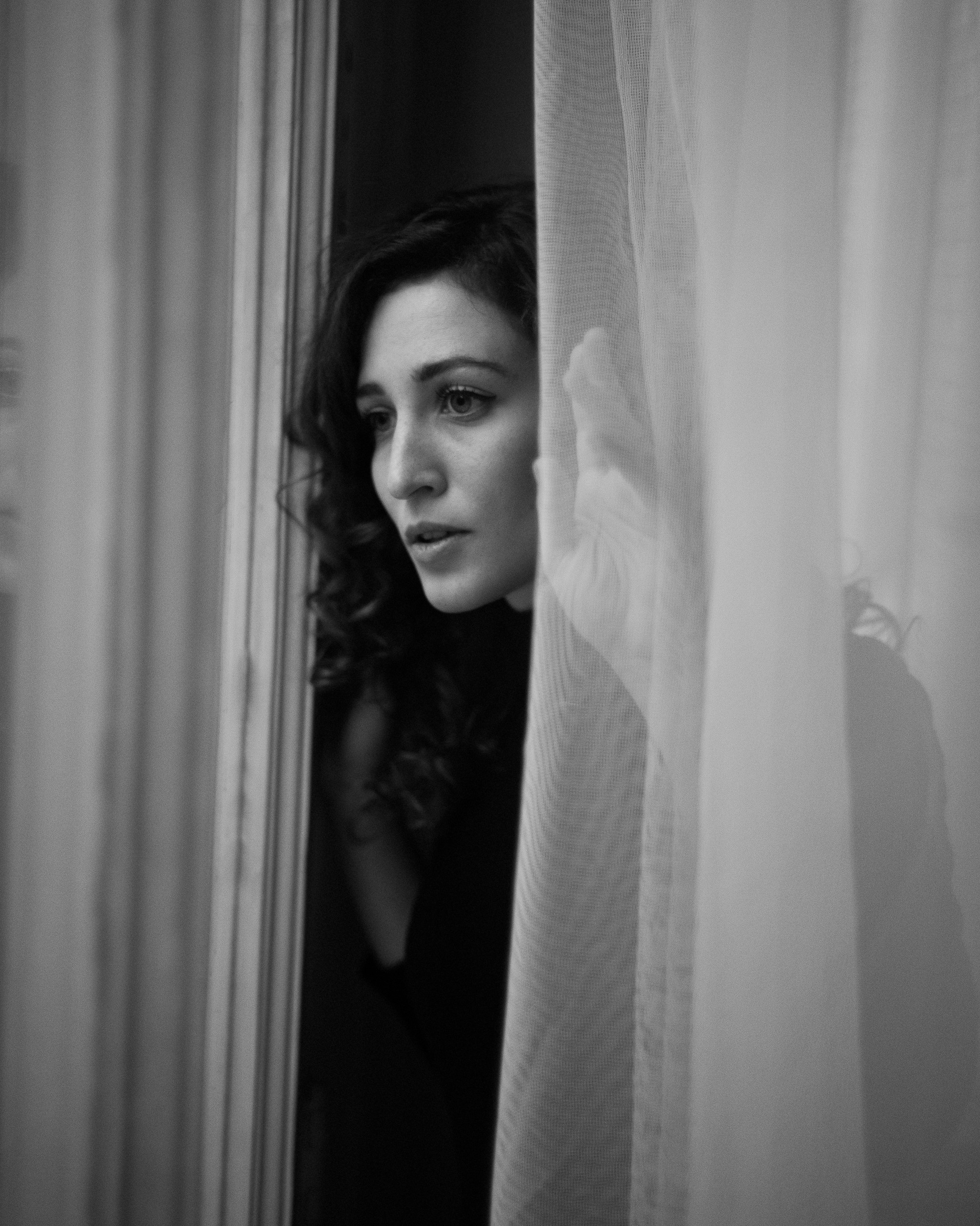 Творческая съемка женского портрета. Портретный фотограф Белград Матвей Кармаков