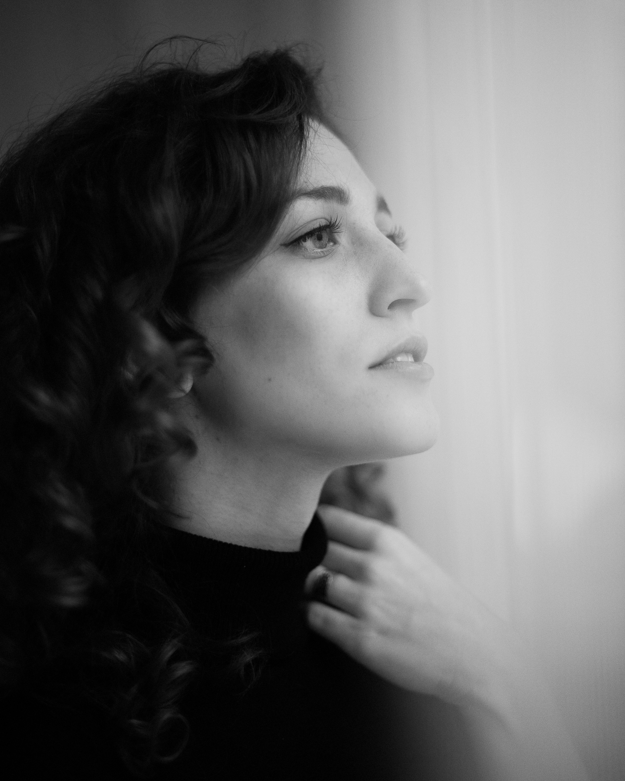 Творческая съемка женского портрета. Портретный фотограф Белград Матвей Кармаков