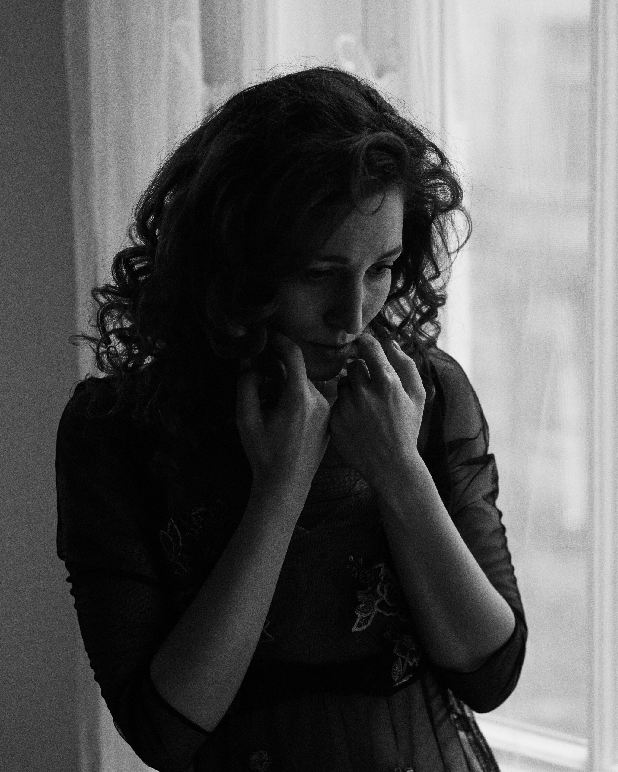 Творческая съемка женского портрета. Портретный фотограф Белград Матвей Кармаков