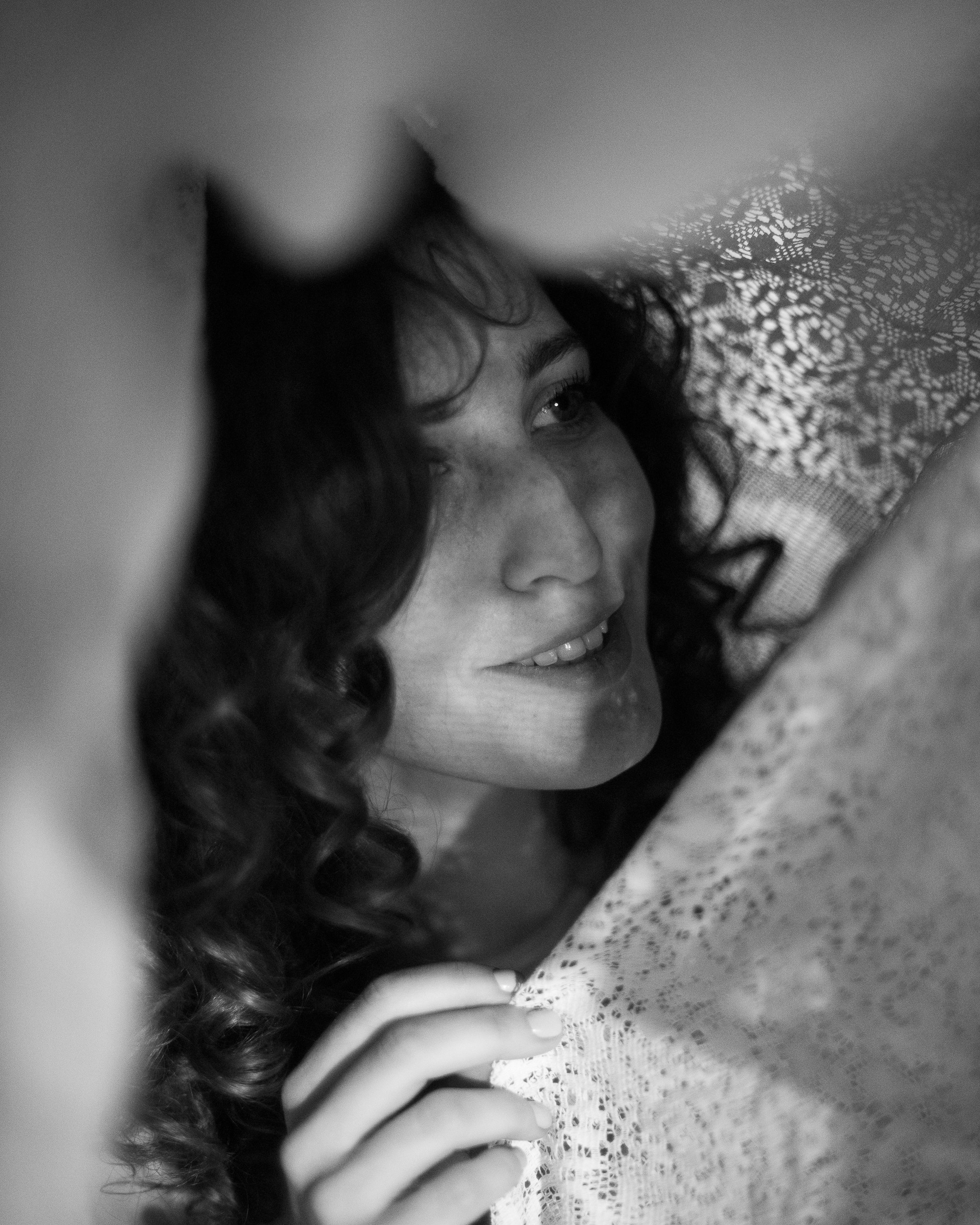 Творческая съемка женского портрета. Портретный фотограф Белград Матвей Кармаков