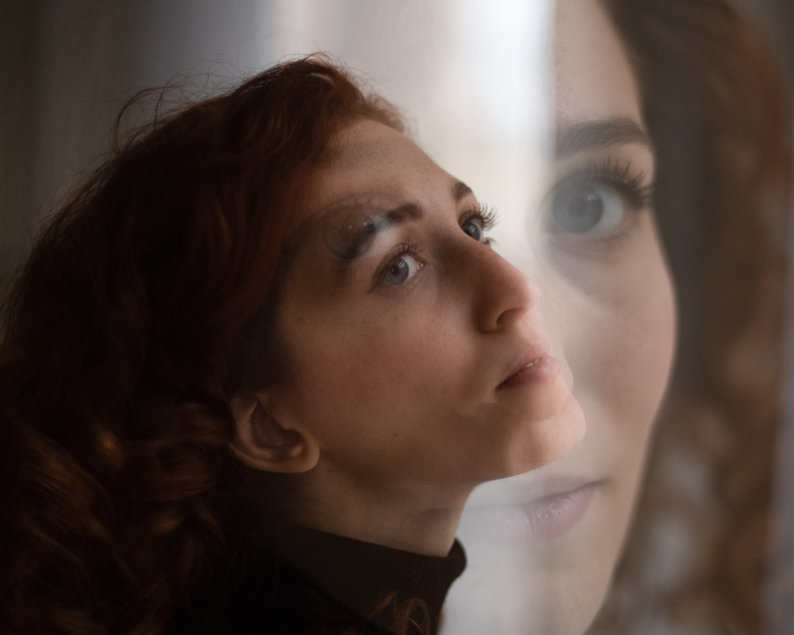 Творческая съемка женского портрета. Портретный фотограф Белград Матвей Кармаков