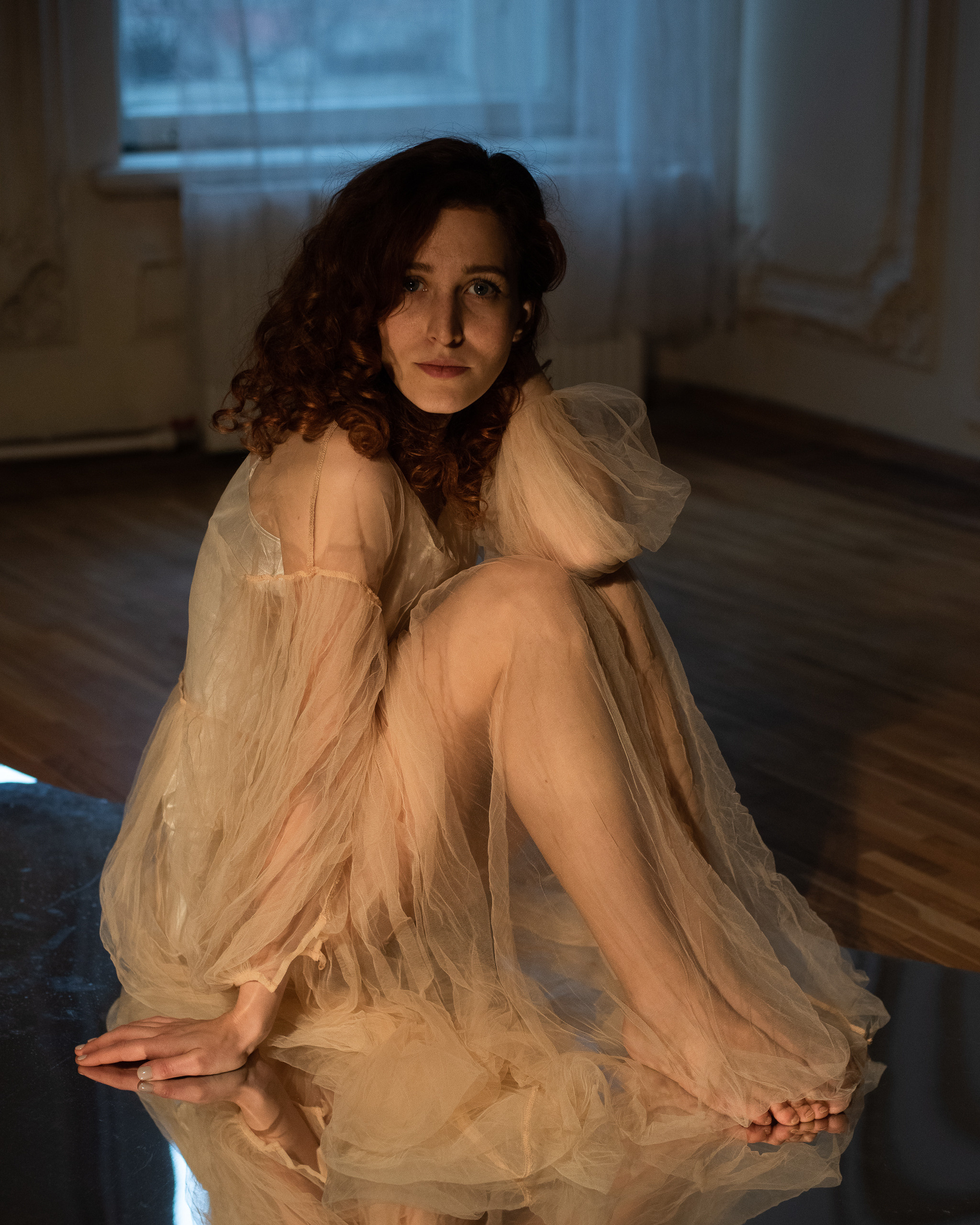 Творческая съемка женского портрета. Портретный фотограф Белград Матвей Кармаков