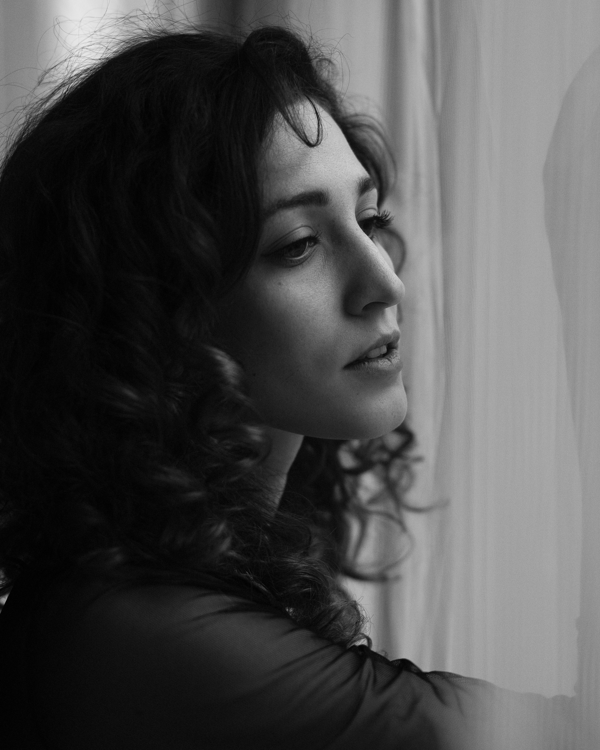 Творческая съемка женского портрета. Портретный фотограф Белград Матвей Кармаков