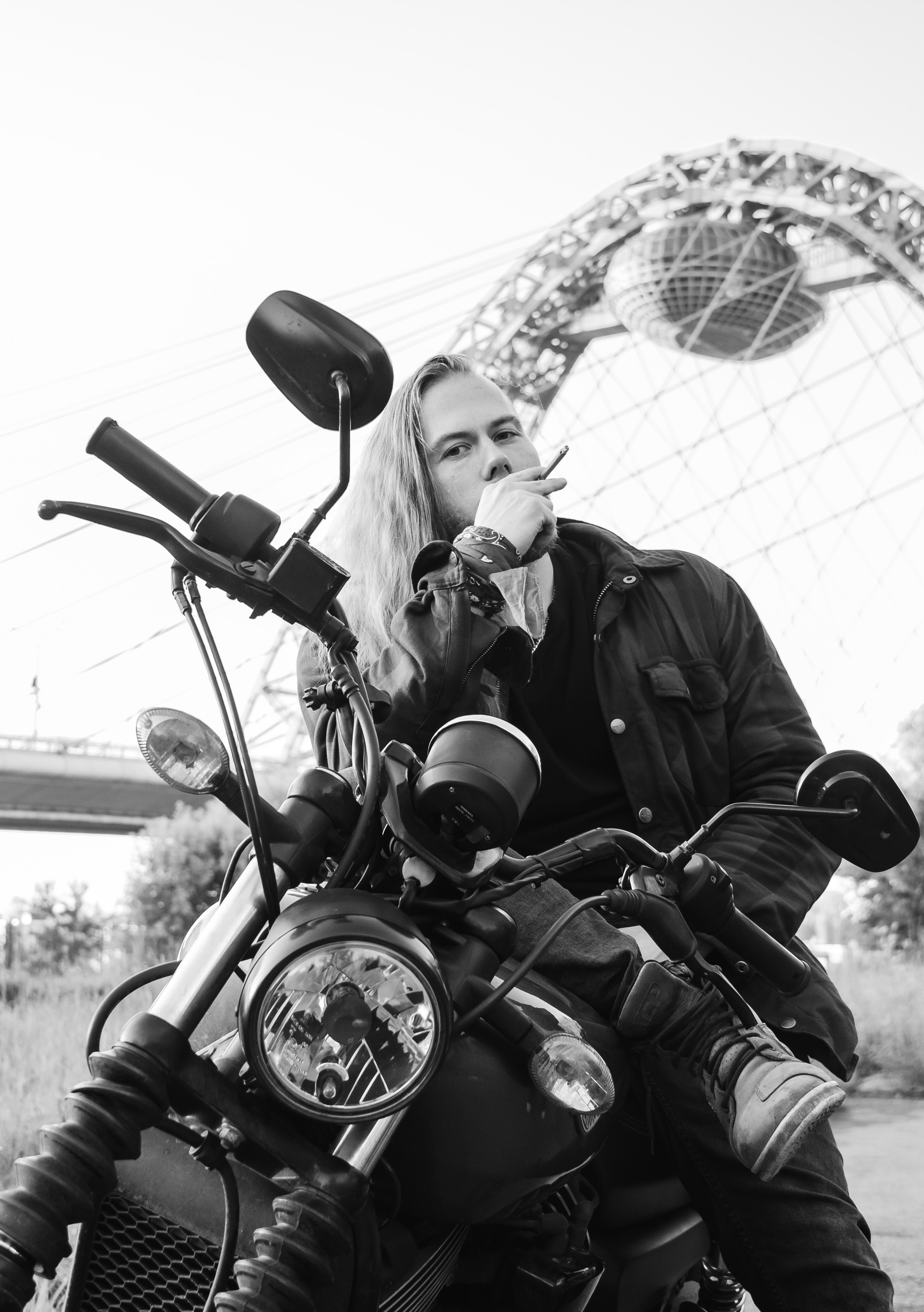 Иван и Harley Davidson. Наталия Фролова. Фотограф. Москва