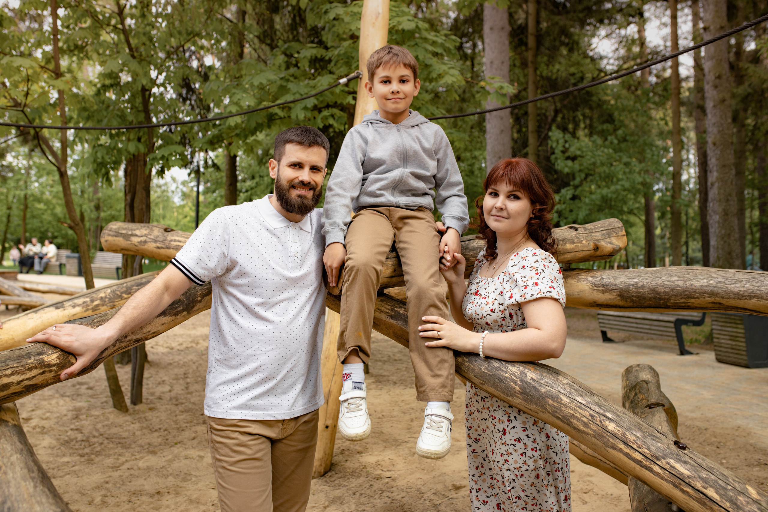 Семейная фотосессия в парке. Фотограф в Железнодорожном и Балашихе