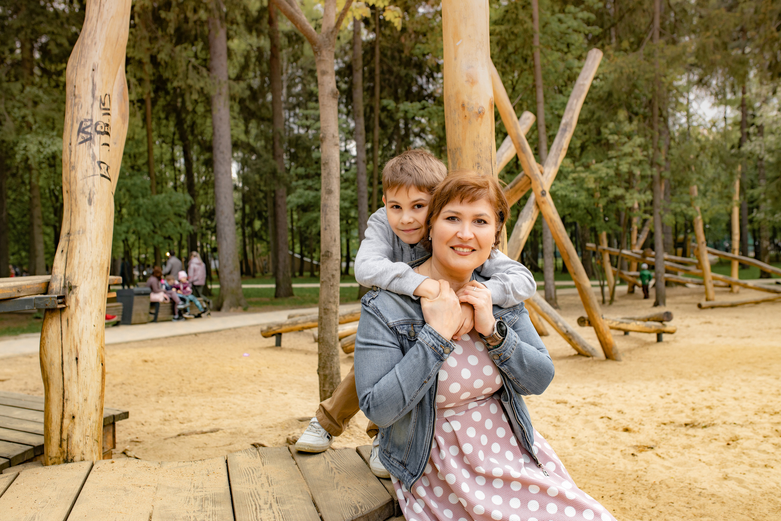 Семейная фотосессия в парке. Фотограф в Железнодорожном и Балашихе