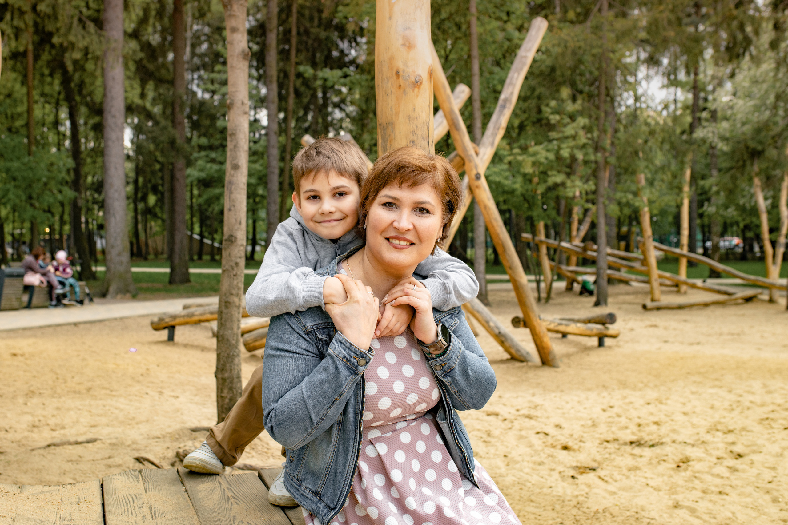 Семейная фотосессия в парке. Фотограф в Железнодорожном и Балашихе