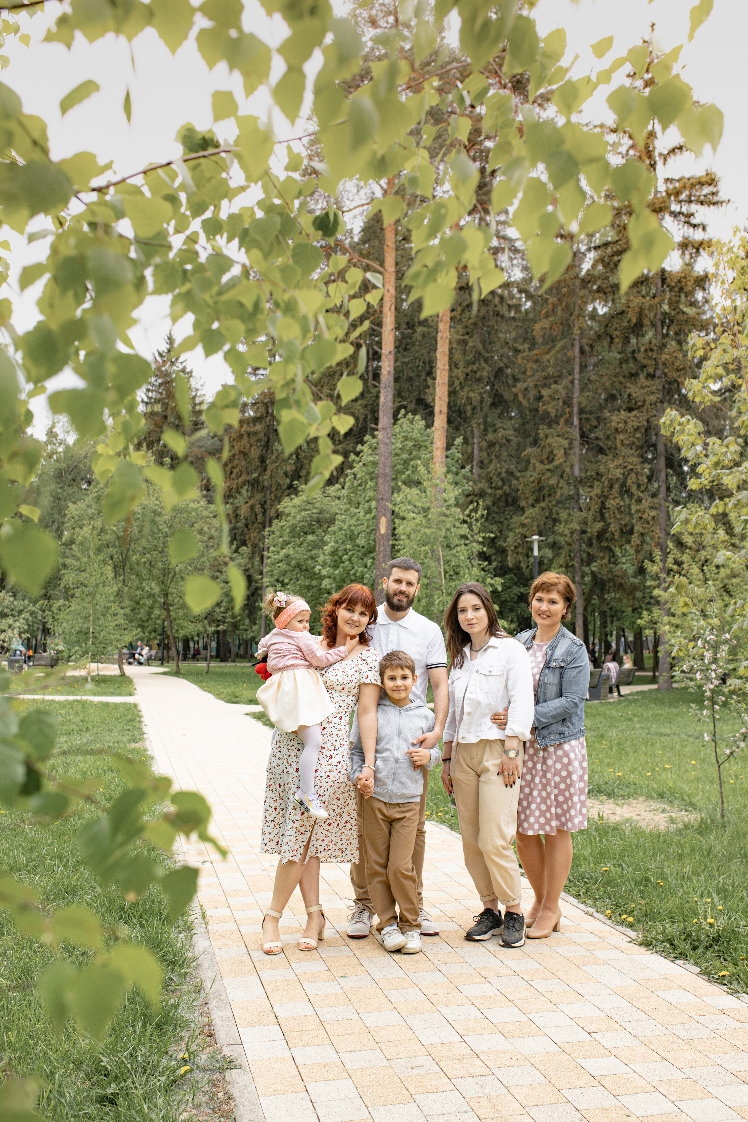 Семейная фотосессия в парке. Фотограф в Железнодорожном и Балашихе